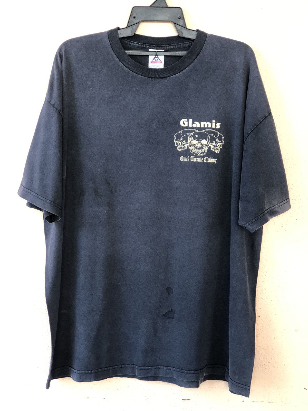 Vintage Vintage Glamis Quick Throttle Clothing Biker Tee Size US XXL / EU 58 / 5 - 3 Thumbnail