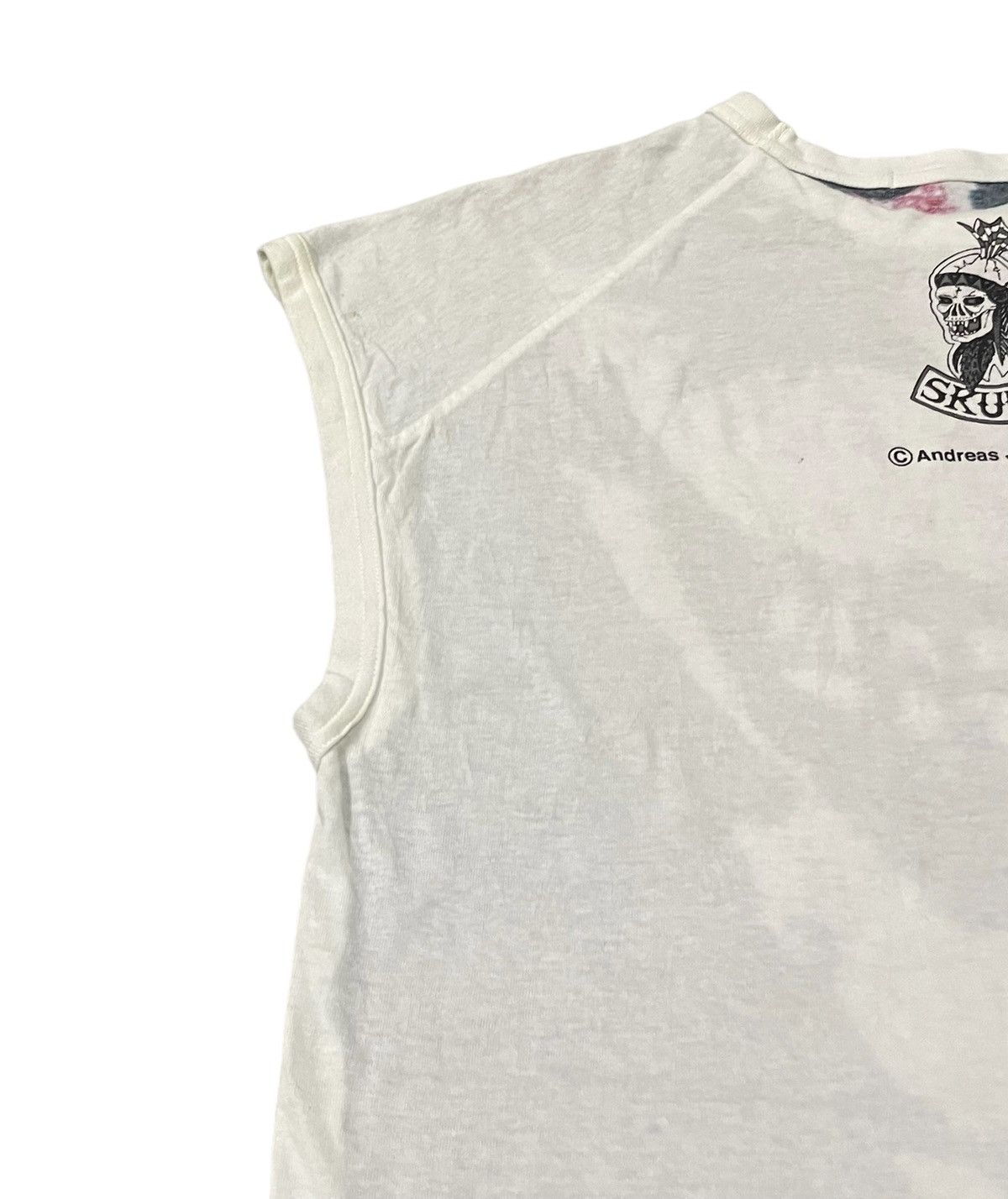 Zucca Vintage Zucca X Andreas Jenne/Skullux Sleeveless Tshirt Size US M / EU 48-50 / 2 - 12 Thumbnail