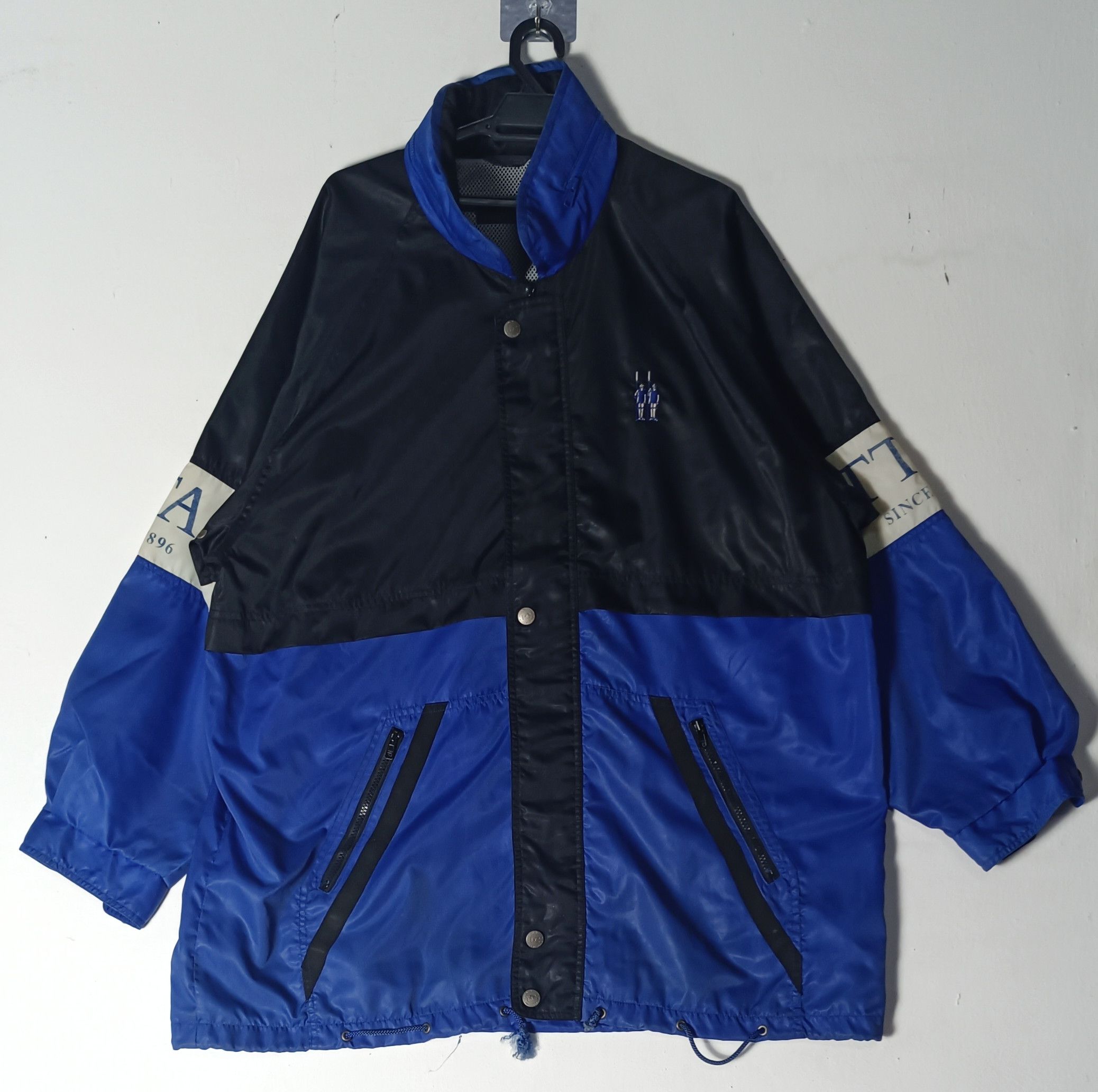 Japanese Brand × Vintage Vintage 90s Reggata Club Since 1896 Windbraker Jacket Size US XXL / EU 58 / 5 - 1 Thumbnail