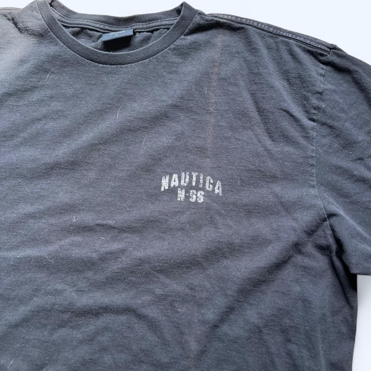Nautica black vintage boxy fit nautica logo tshirt, size L Size US L / EU 52-54 / 3 - 2 Thumbnail