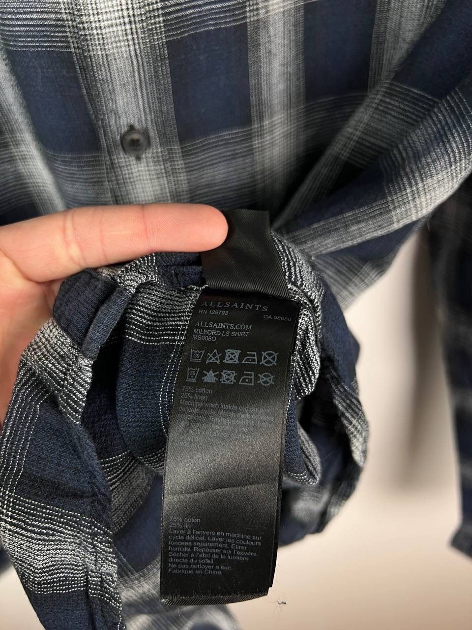 Allsaints Allsaints Milford Ls shirt size XL Size US XL / EU 56 / 4 - 3 Thumbnail