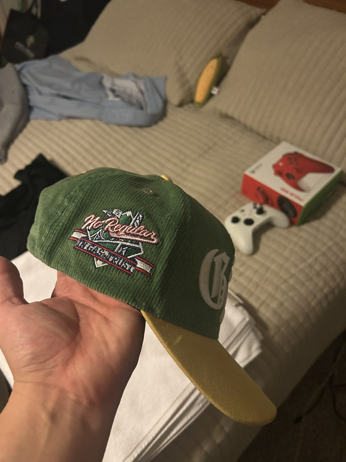 GAS Corduroy Oakland A’s Hat (GAS NYC) Size ONE SIZE - 5 Thumbnail