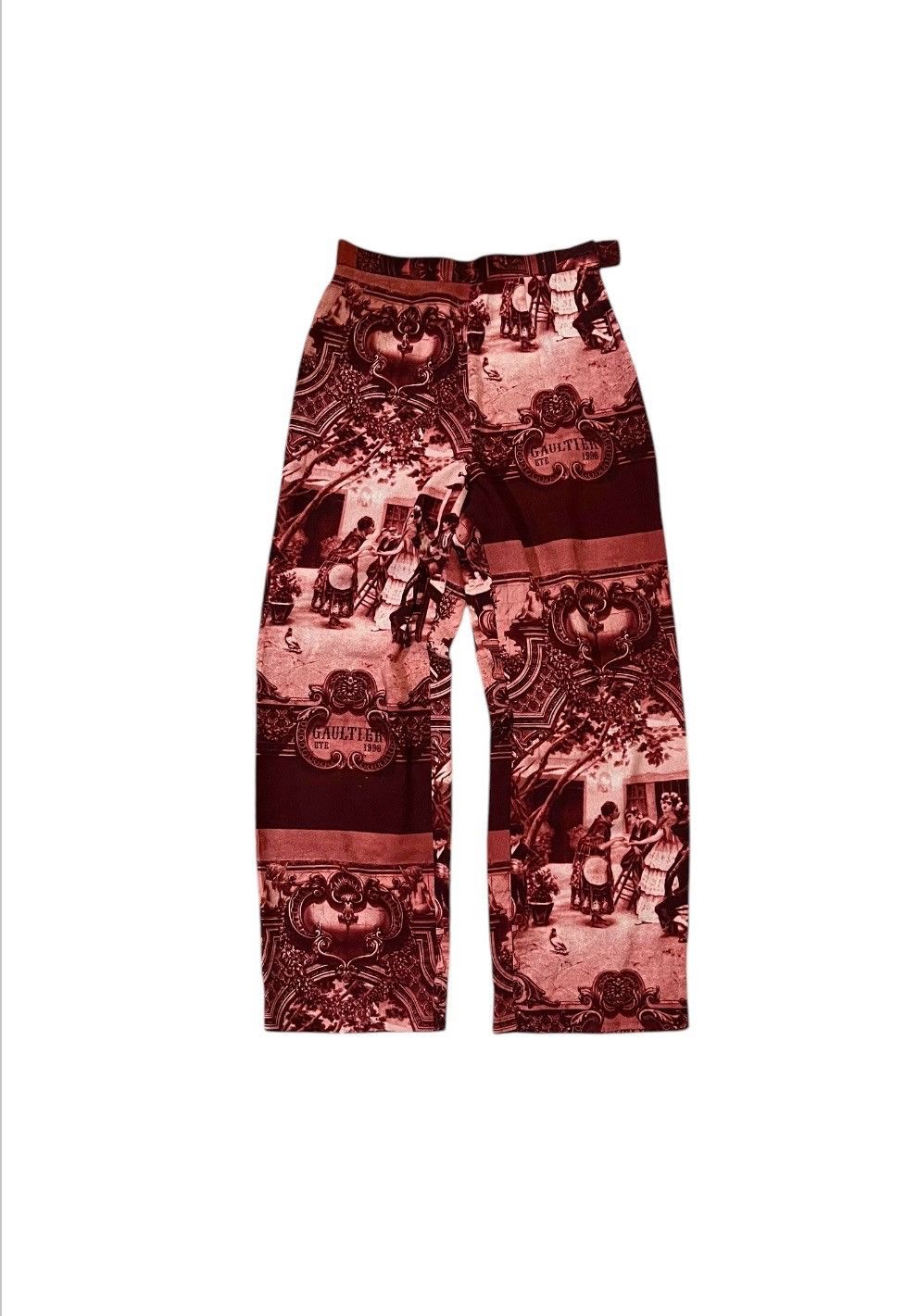 Jean Paul Gaultier Vintage 90s Jean Paul Gaultier "Frida Kahlo" Mesh Pants Size 25" / US 0 / IT 36 - 3 Thumbnail