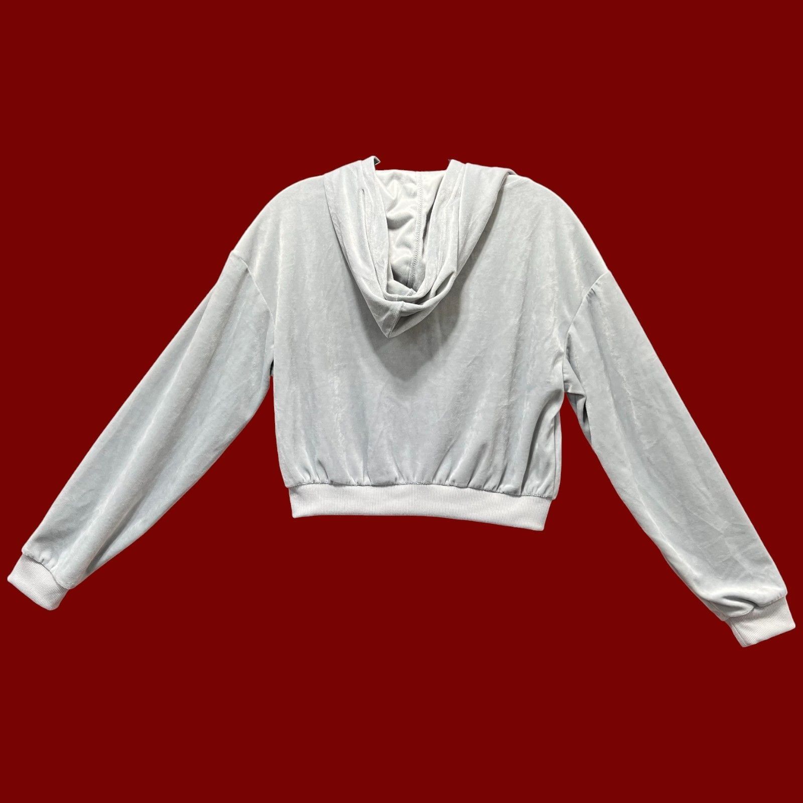 rue21 Rue 21 - Women's Long Sleeve Hooded Sweatshirt - Grey - Smal Size S / US 4 / IT 40 - 2 Thumbnail