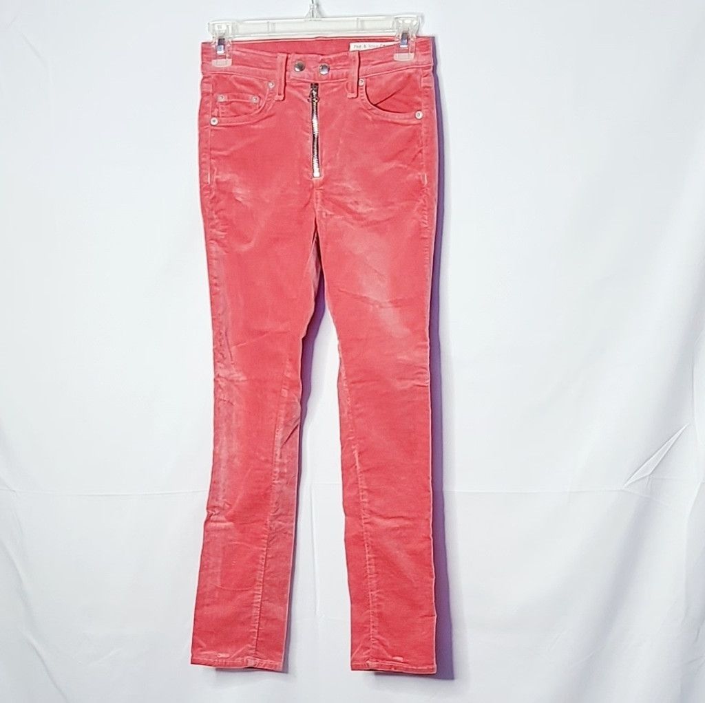 Rag & Bone NWOT Limited Edition RAG & BONE Dojo high velvet jeans 24 Size 24" / US 00 / IT 34 - 5 Thumbnail