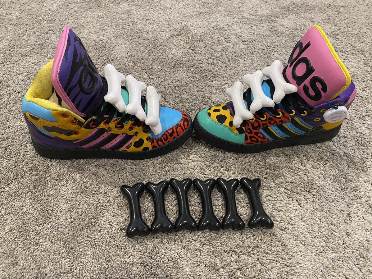 Jeremy Scott 2 sets of Adidas Jeremy Scott Bones Size ONE SIZE - 3 Thumbnail