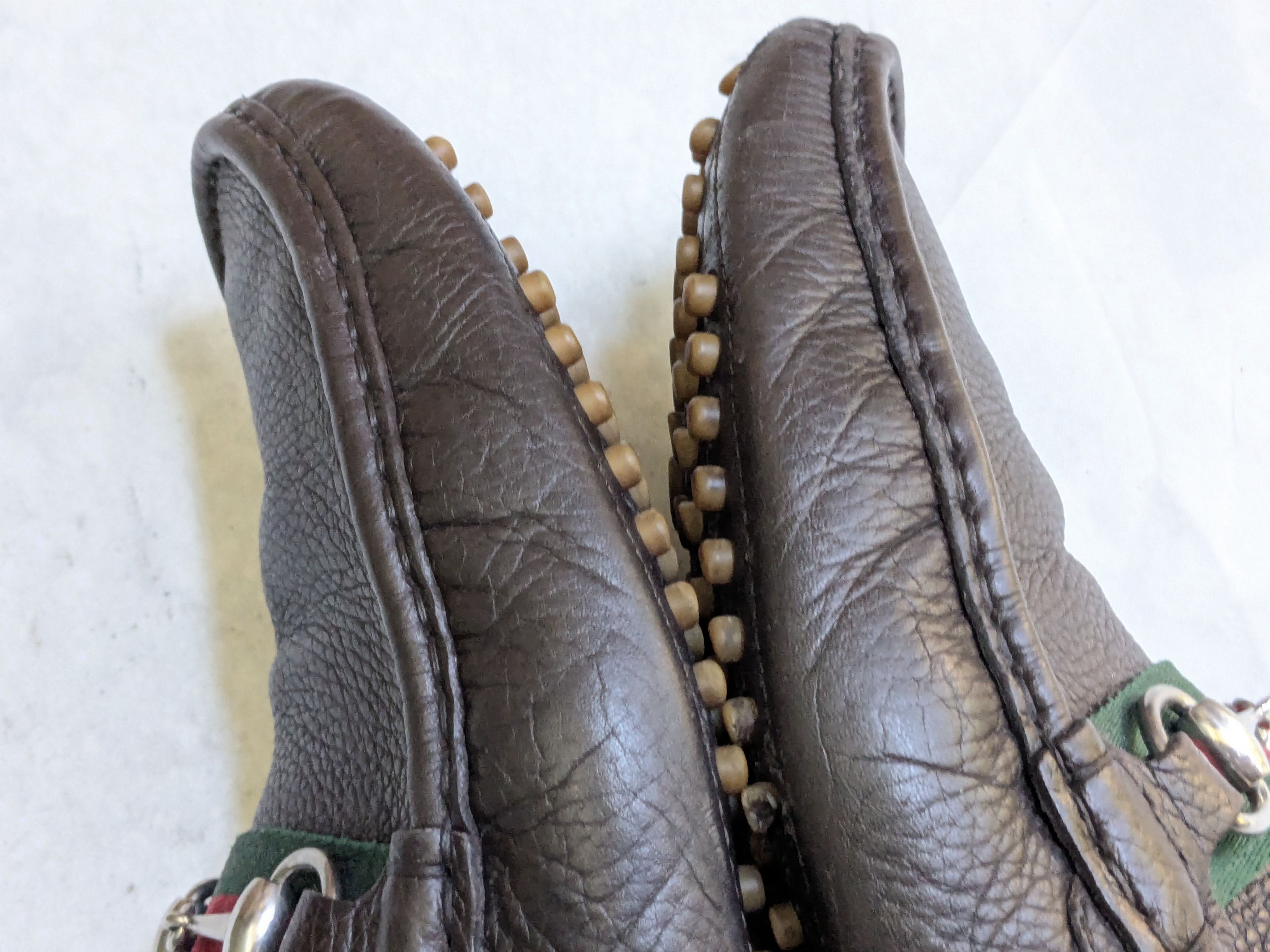 Gucci Gucci Horsebit Driving Loafers Brown 11.5 Leather Size US 11.5 / EU 44-45 - 7 Thumbnail