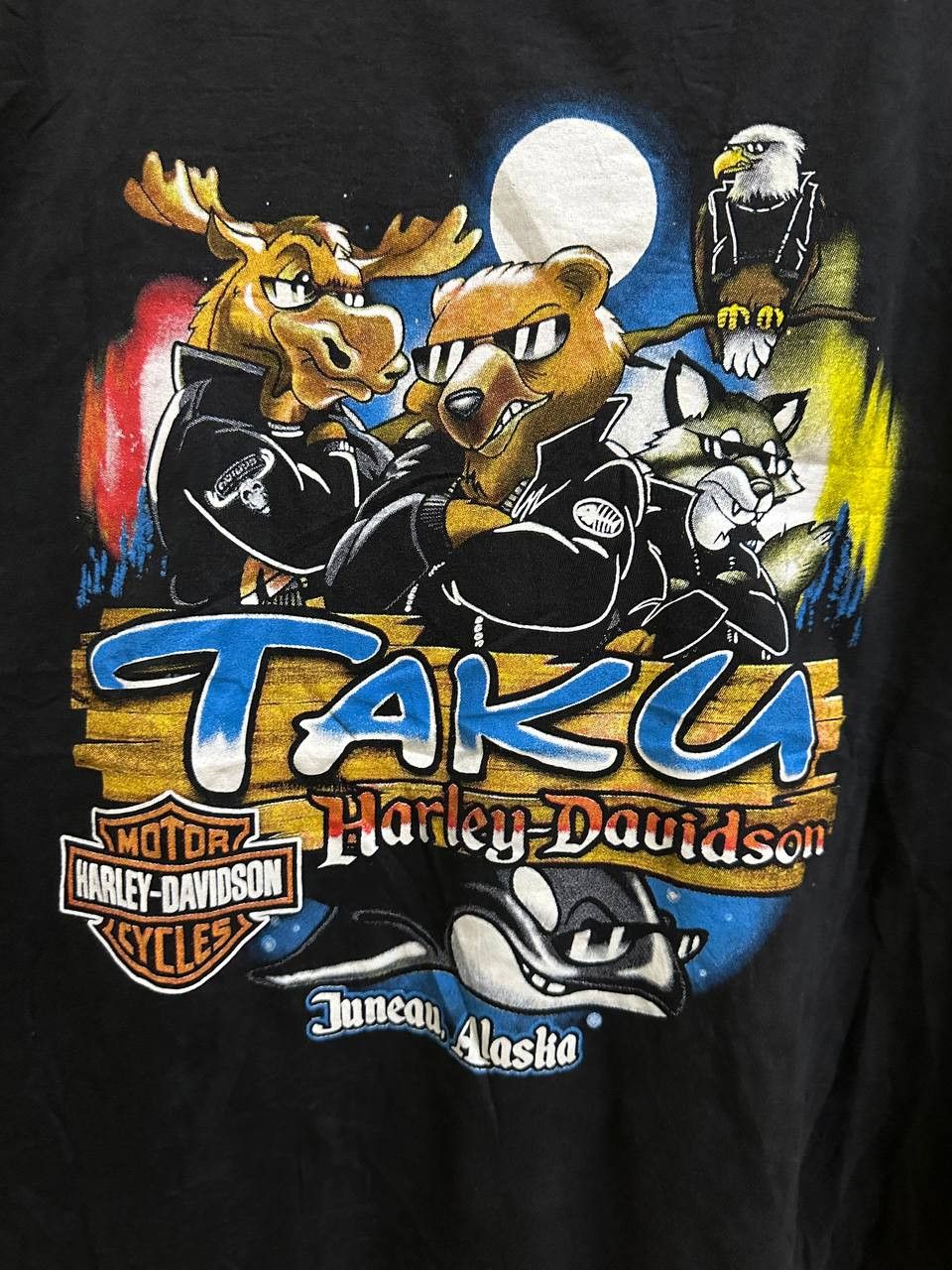 Polo Ralph Lauren × Vintage Polo Harley Taku Animal Cartoon Vintage Printed Tee Size US XL / EU 56 / 4 - 3 Thumbnail