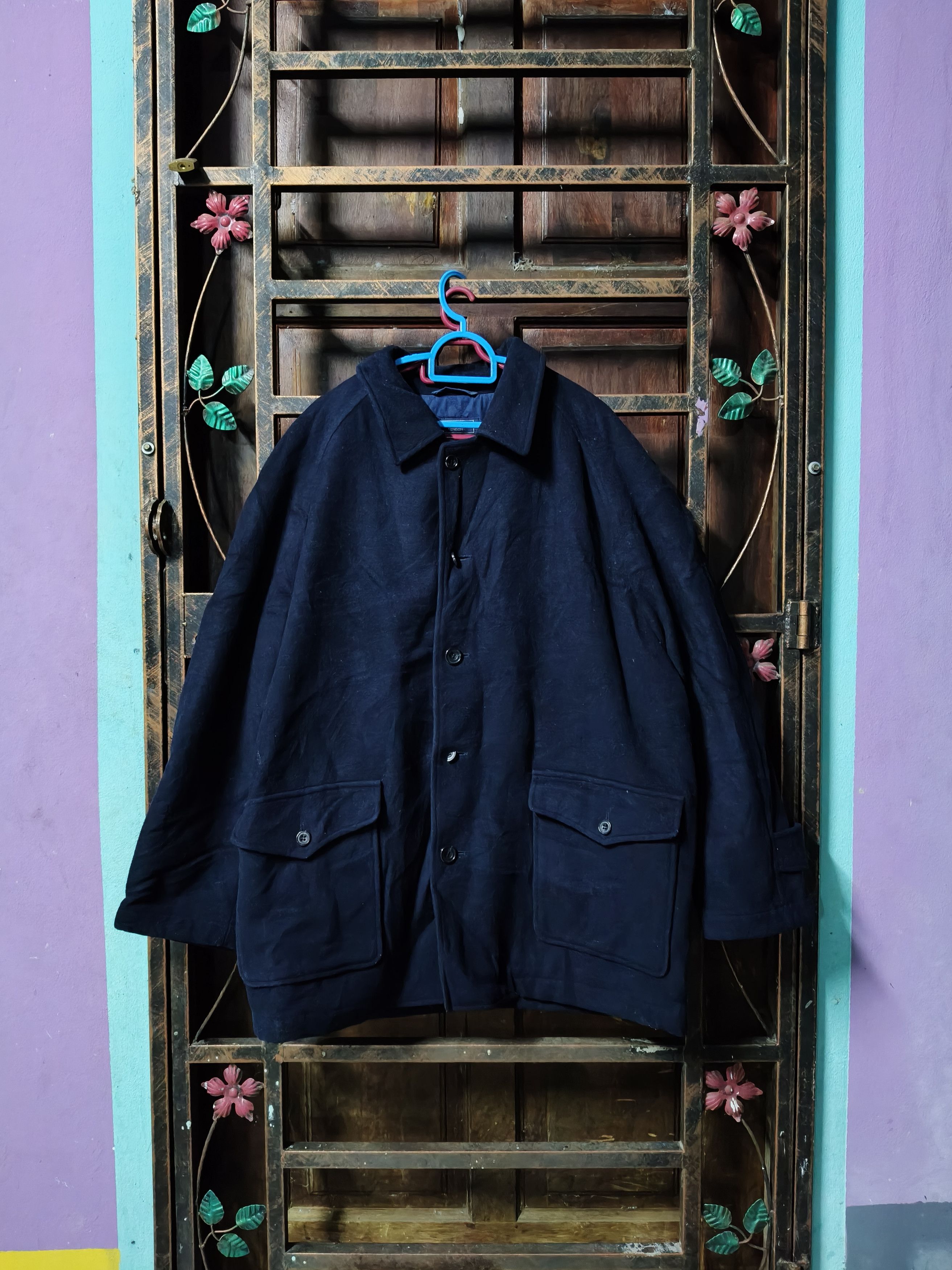 Hackett × Vintage Vintage Hackett Button Wool Jacket Size US L / EU 52-54 / 3 - 1 Thumbnail