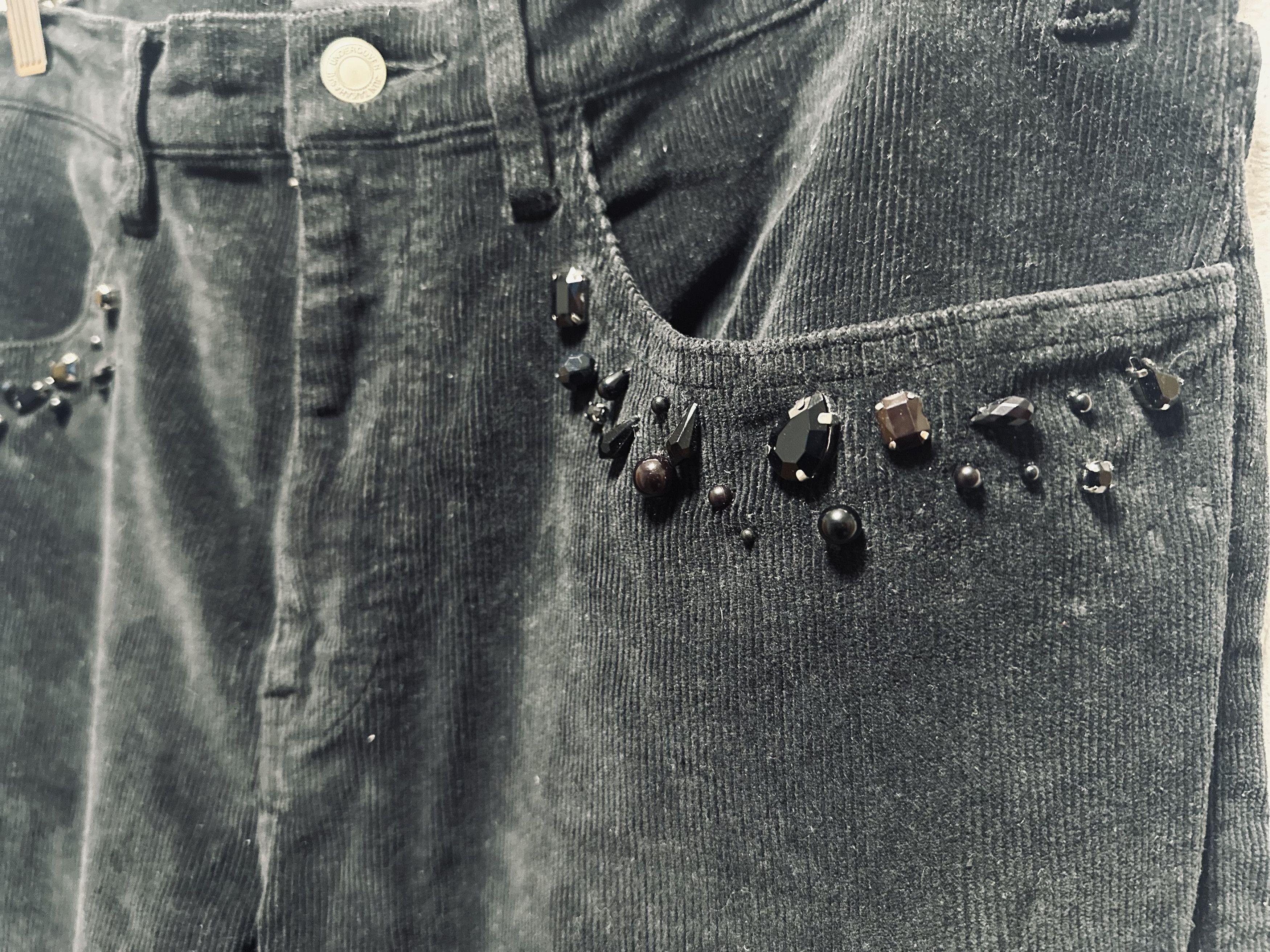Undercover Studded cotton corduroy slim pants Size US 34 / EU 50 - 3 Thumbnail