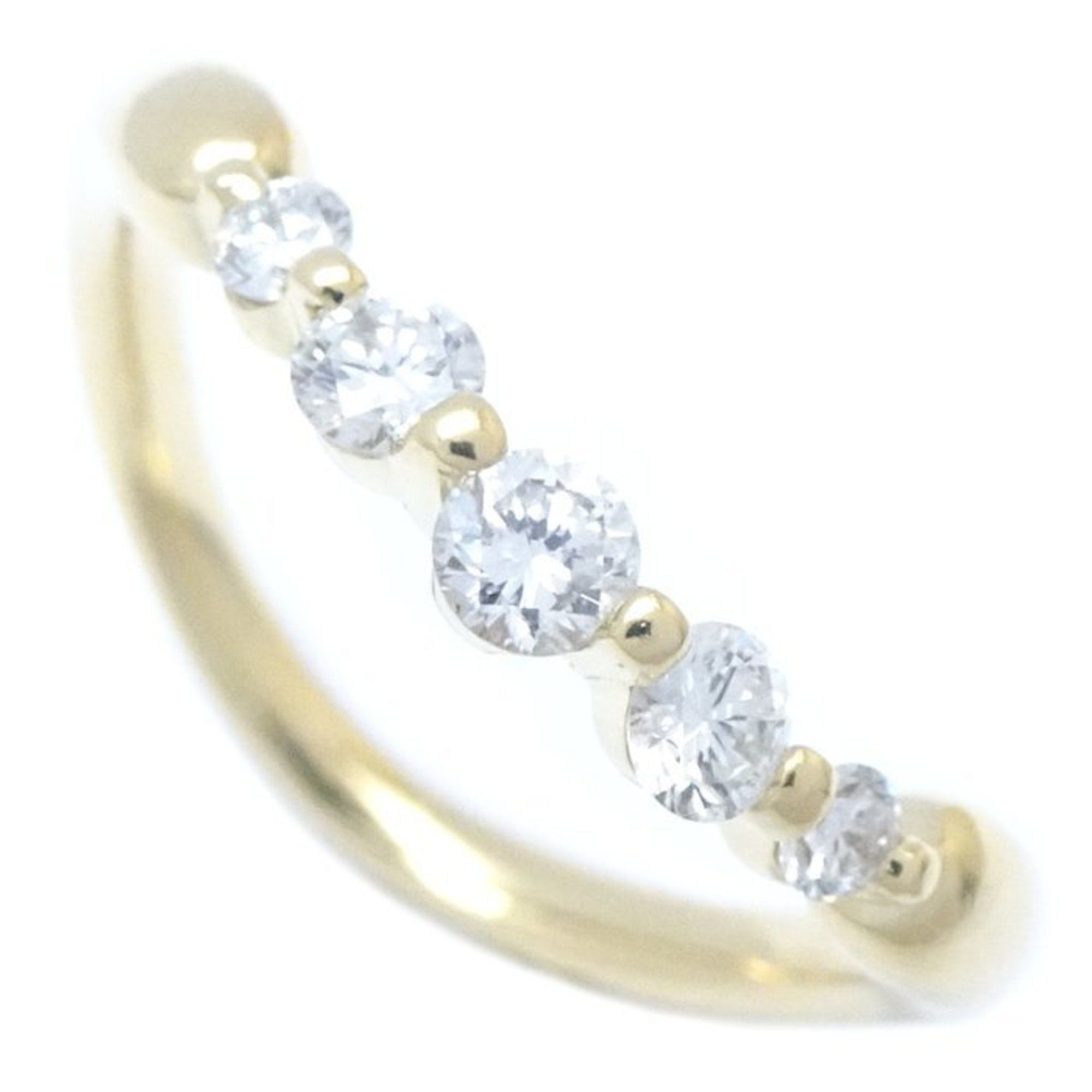 image of Seiko Diamond Ring 0.30Ct K18Yg Yellow Gold 291063, Women's