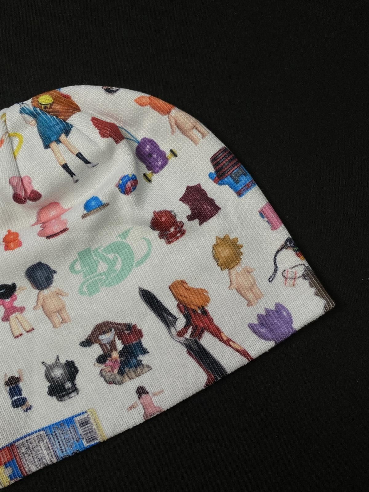 Japanese Brand Rare b.Eautiful x Yumin Ha Toys No Cuff Knit Beanie Hats OS Size ONE SIZE - 2 Thumbnail