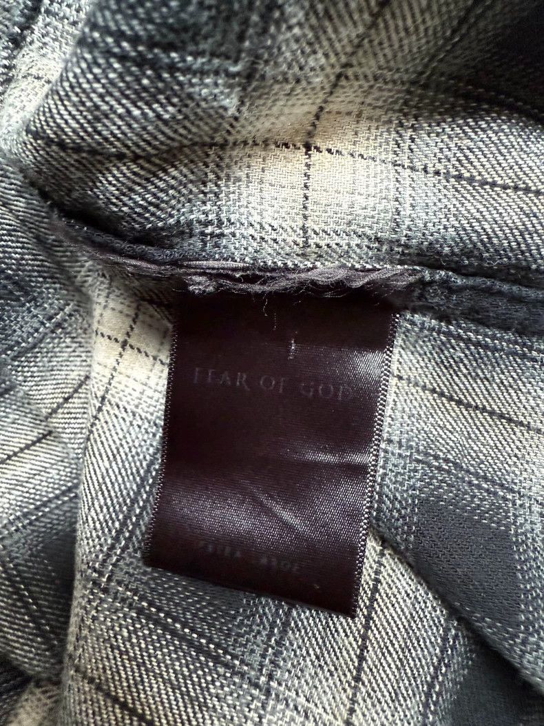 Fear of God Fear of God Limited back zipper black and white plaid shir Size US XL / EU 56 / 4 - 5 Thumbnail