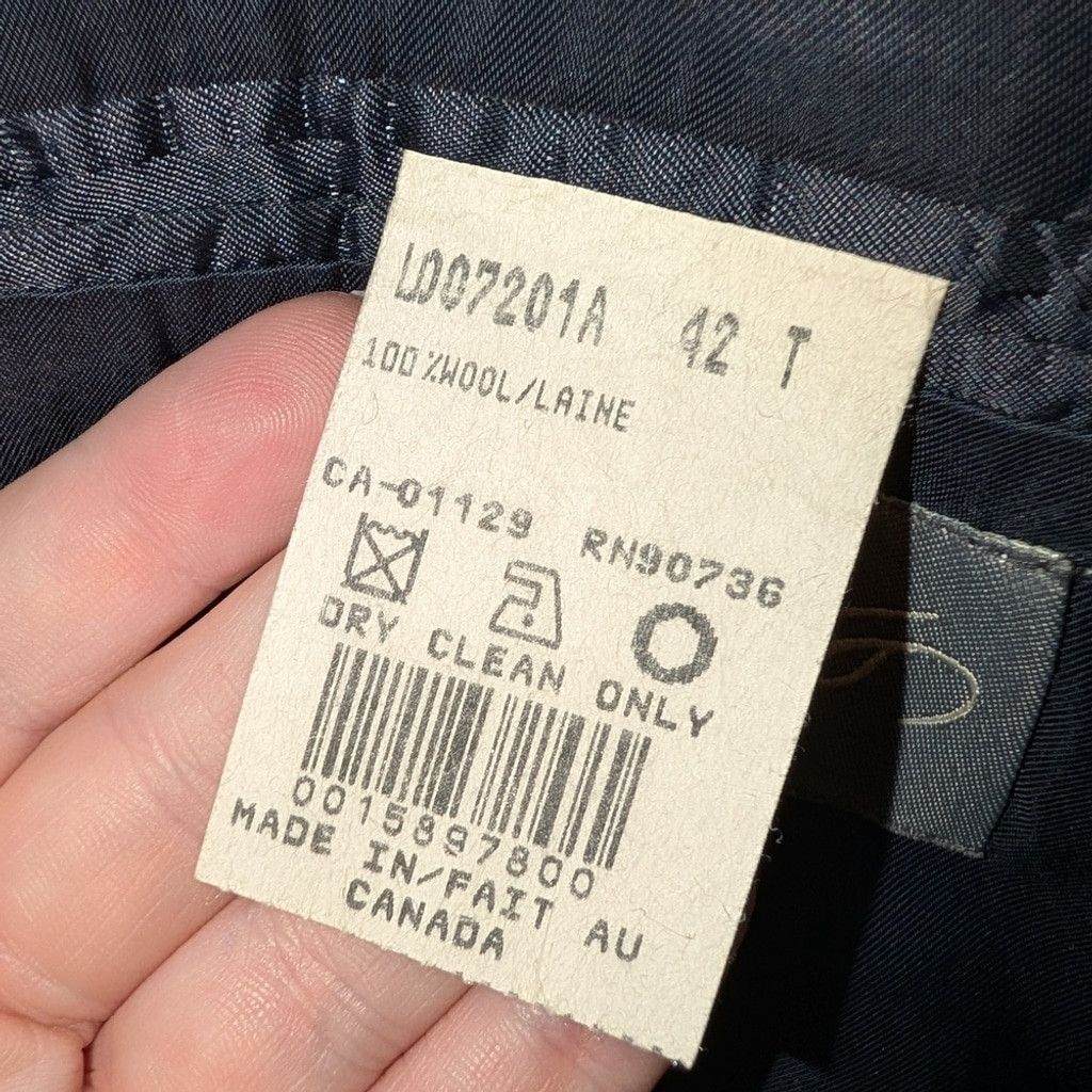 Chaps Chaps Black Suit Jacket 42T Size 42R - 6 Thumbnail