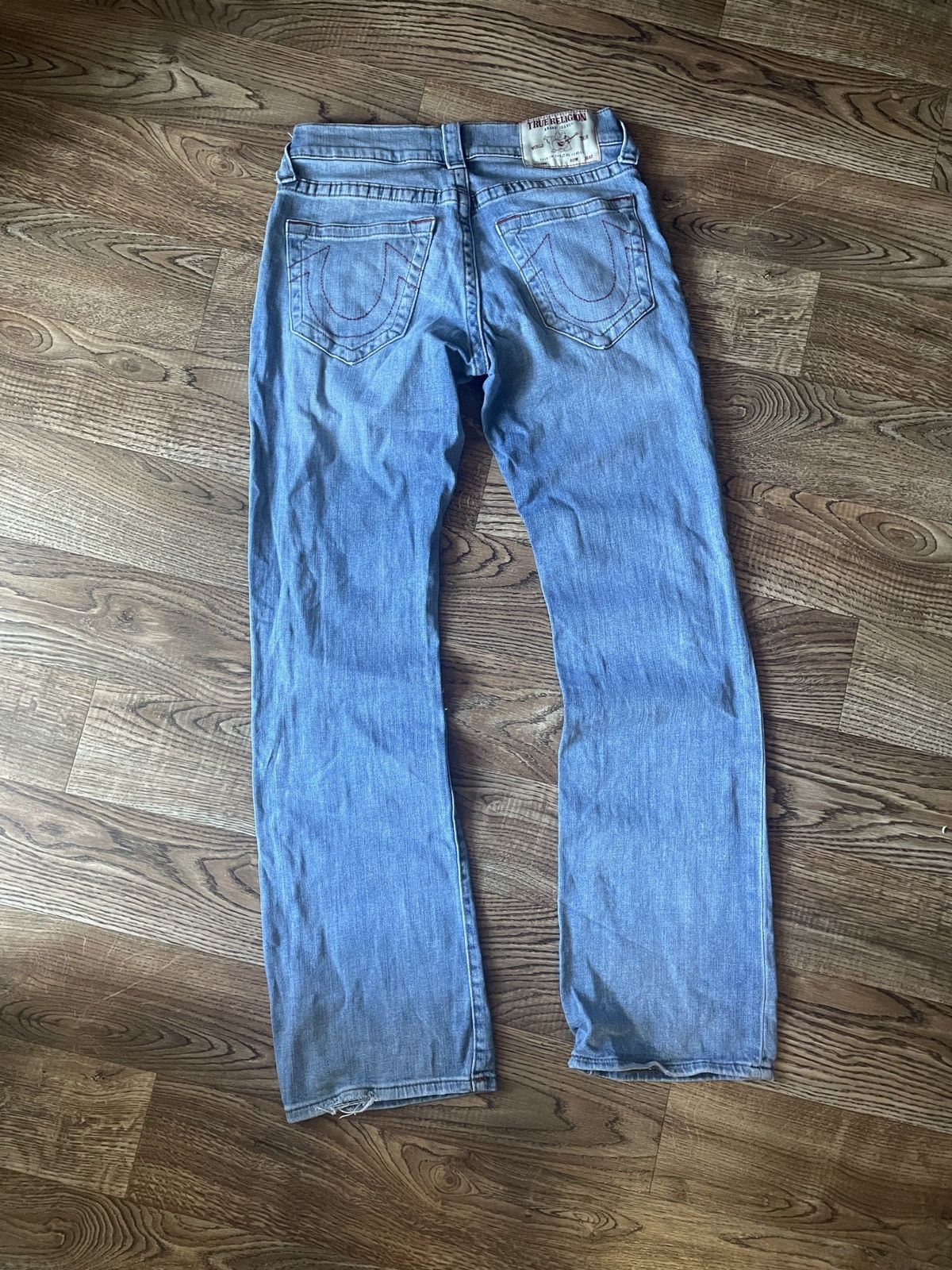True Religion True Religion Jeans Chief Keef Very Rare Y2K Wide Distressed Size US 29 - 1 Thumbnail