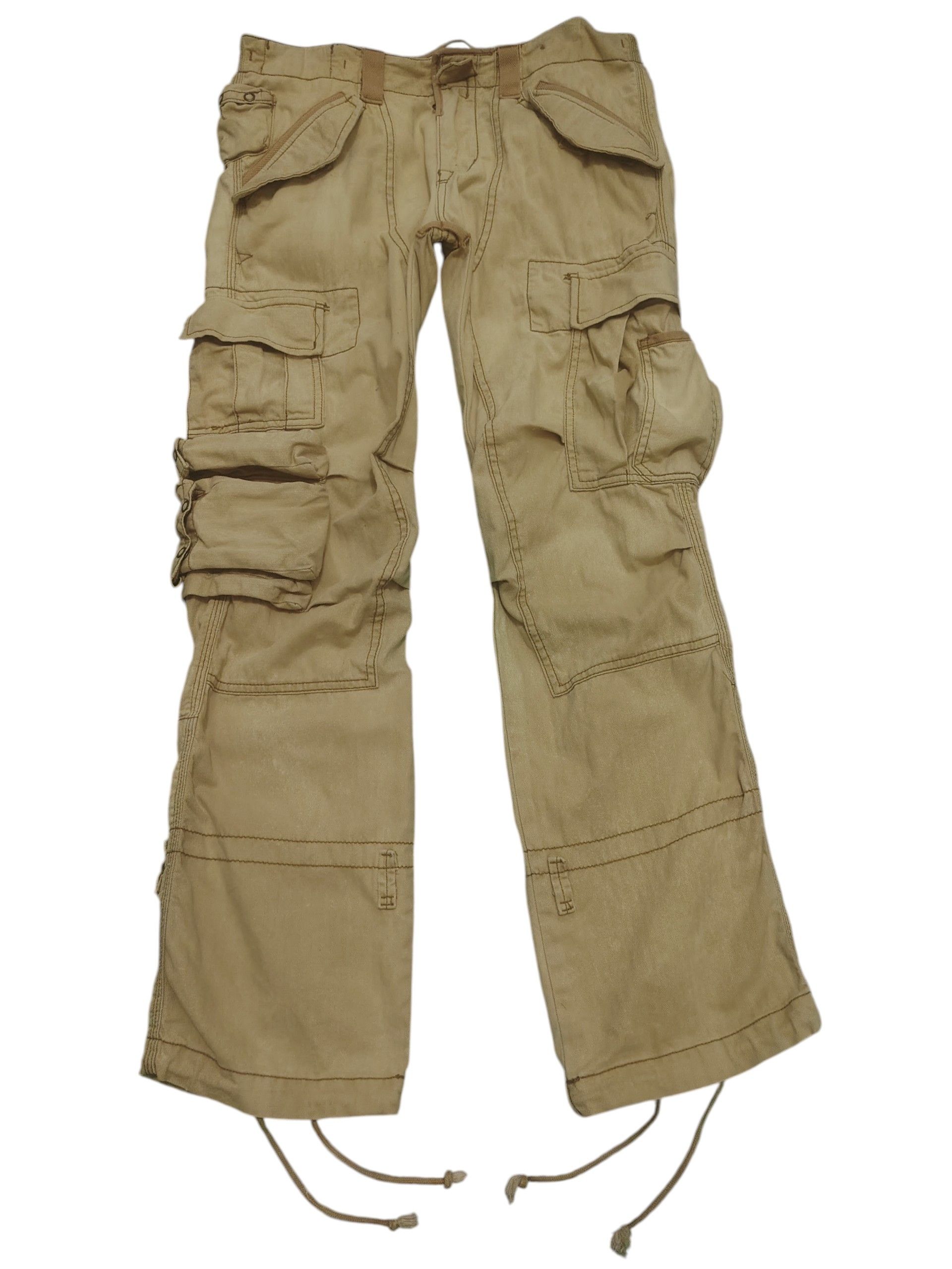Polo Ralph Lauren Vtg Polo RL Multipocket distressed Bleachers Cargo Pants Size US 32 / EU 48 - 1 Thumbnail