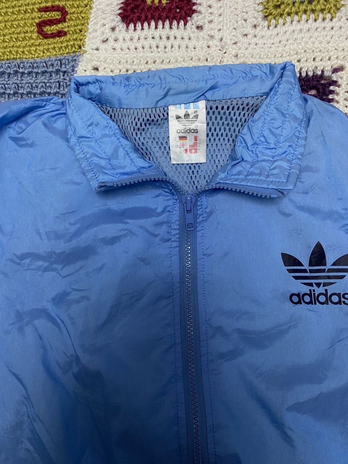Adidas × Vintage Adidas Nylon Track Jacket 1990s Size US S / EU 44-46 / 1 - 5 Thumbnail