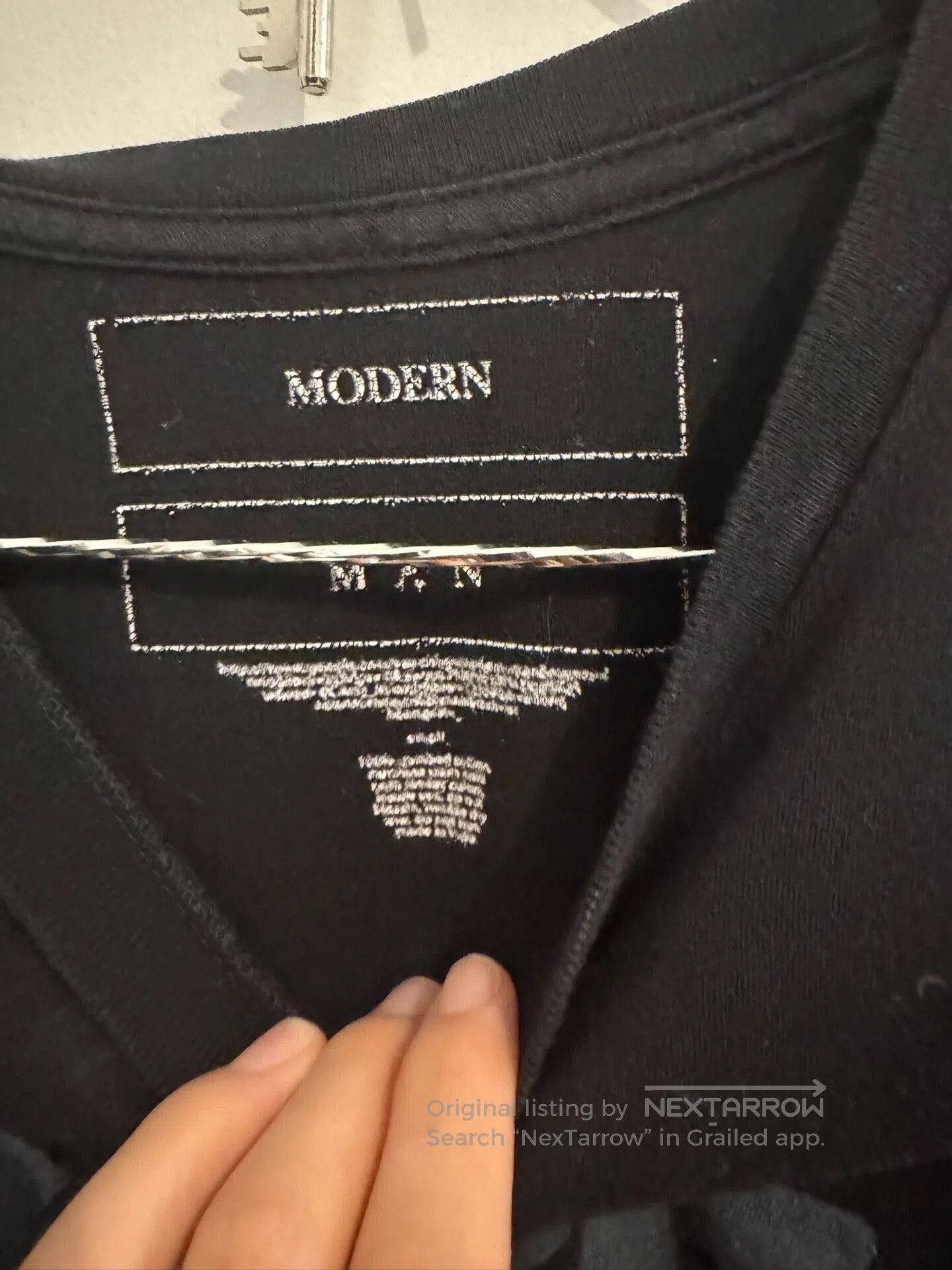 Phoebe Philo modern man black graphic t-shirt size M. Size US M / EU 48-50 / 2 - 2 Thumbnail