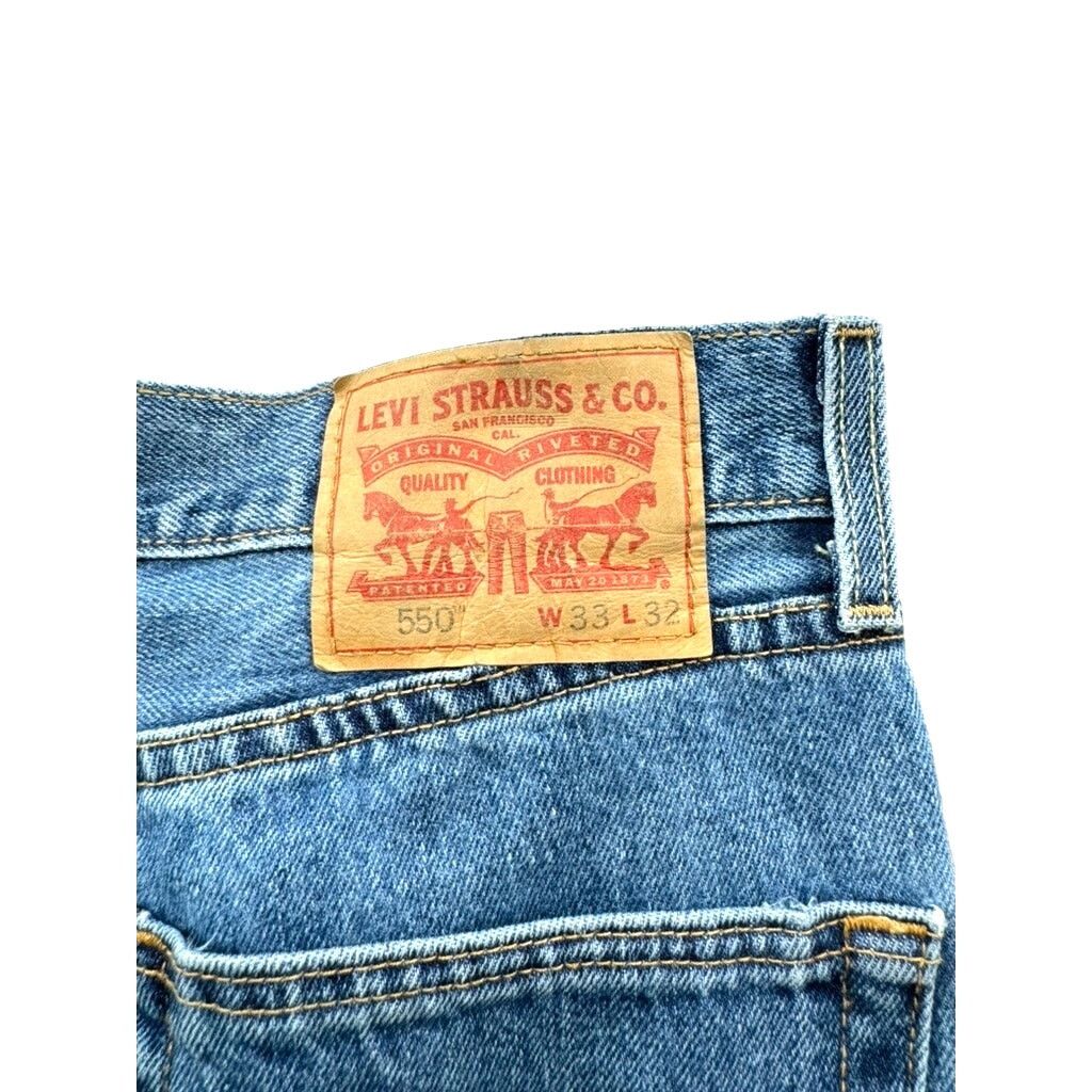 Levi's × Vintage Vintage Levi's Men's 550 Blue Denim Jeans Size US 33 - 6 Thumbnail
