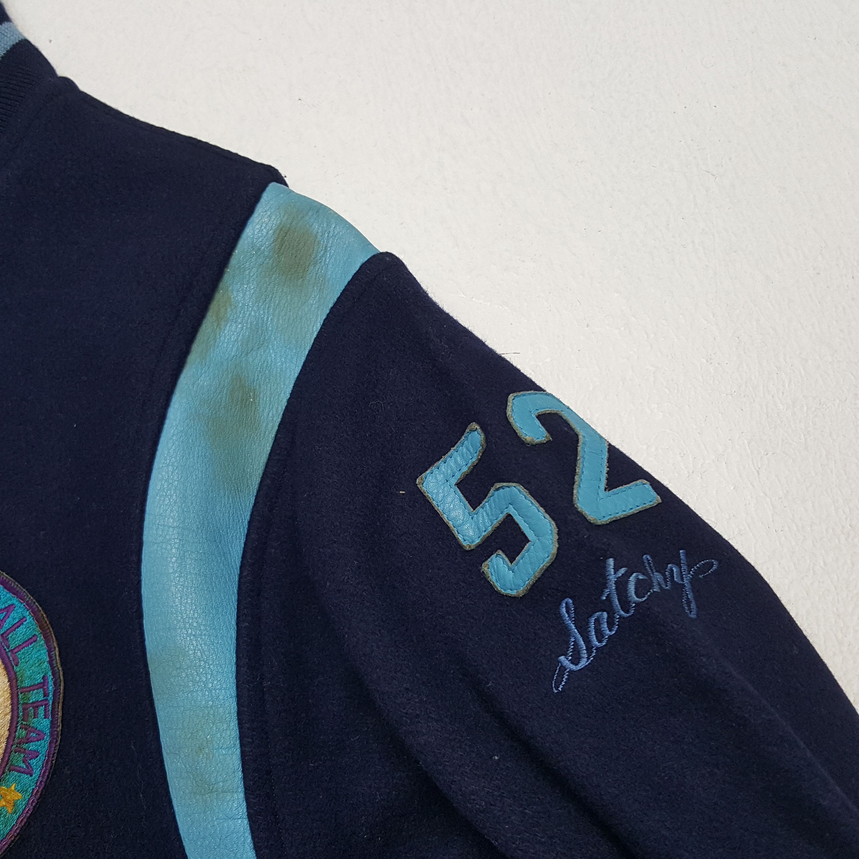NBA × Vintage Vintage Eightys Basketball Team American NBA Varsity Jacket Size US M / EU 48-50 / 2 - 8 Thumbnail