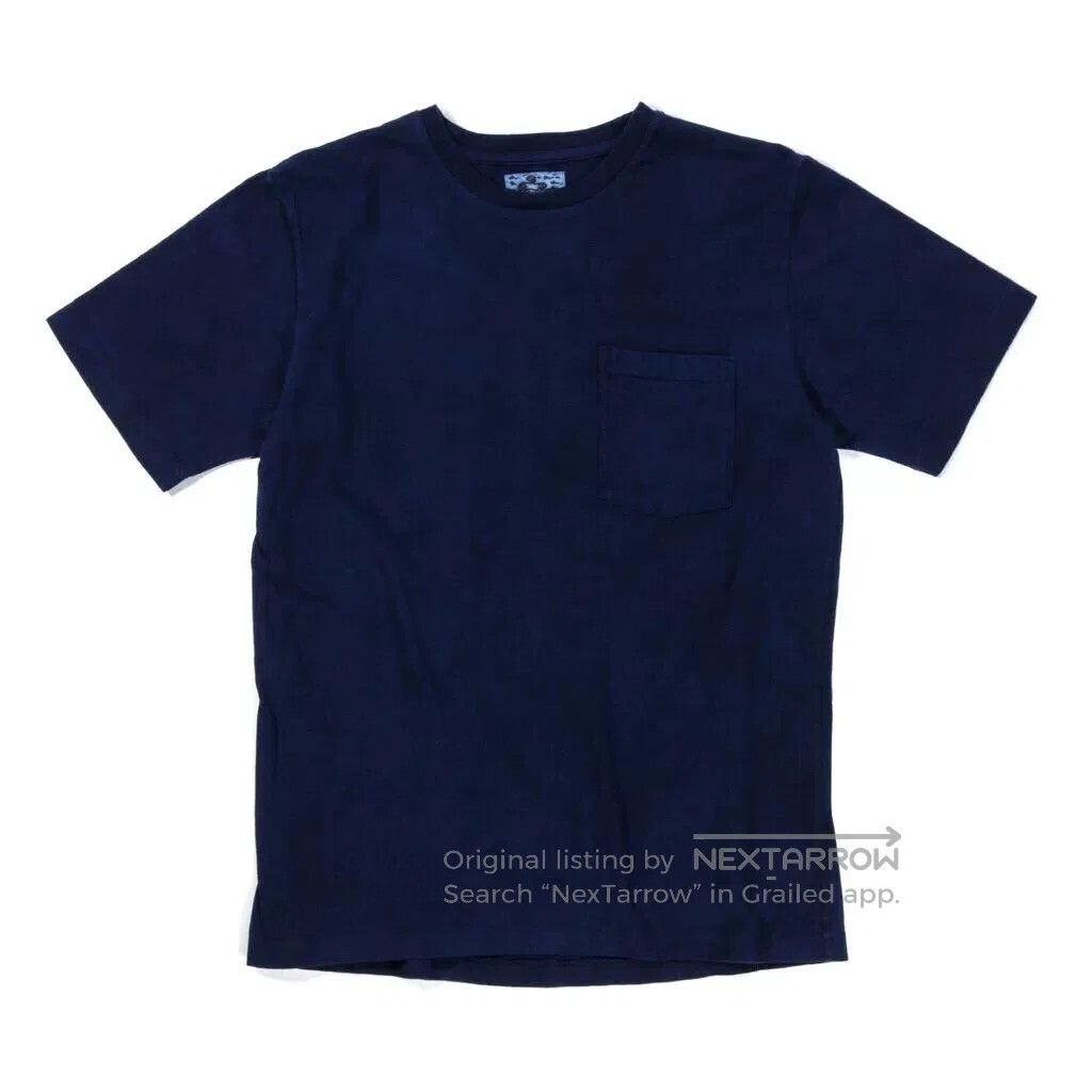 Blue Blue Japan Blue Blue Japan Indigo Handmade Short Sleeve T. Size US S / EU 44-46 / 1 - 2 Thumbnail