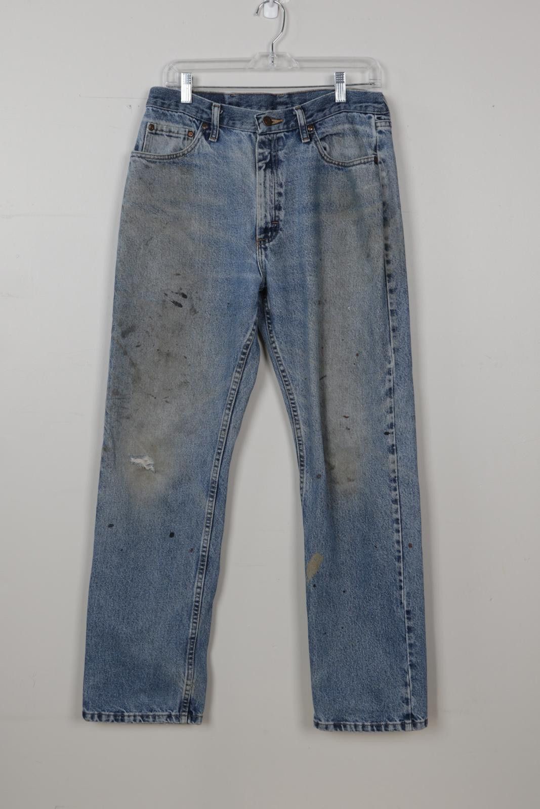 Wrangler 2010's Wrangler Paint Stain Straight-Leg Jeans Size US 34 / EU 50 - 1 Thumbnail