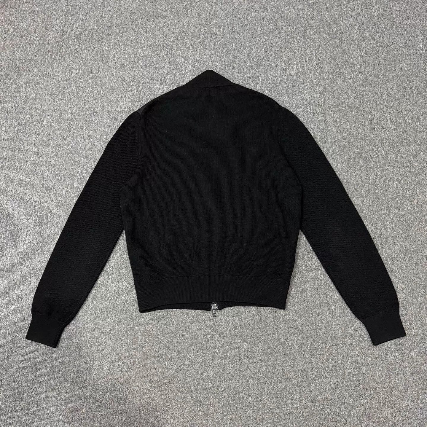 Moncler Moncler Black Knit Paneled Jacket XL 99 New Size XL / US 12-14 / IT 48-50 - 2 Thumbnail