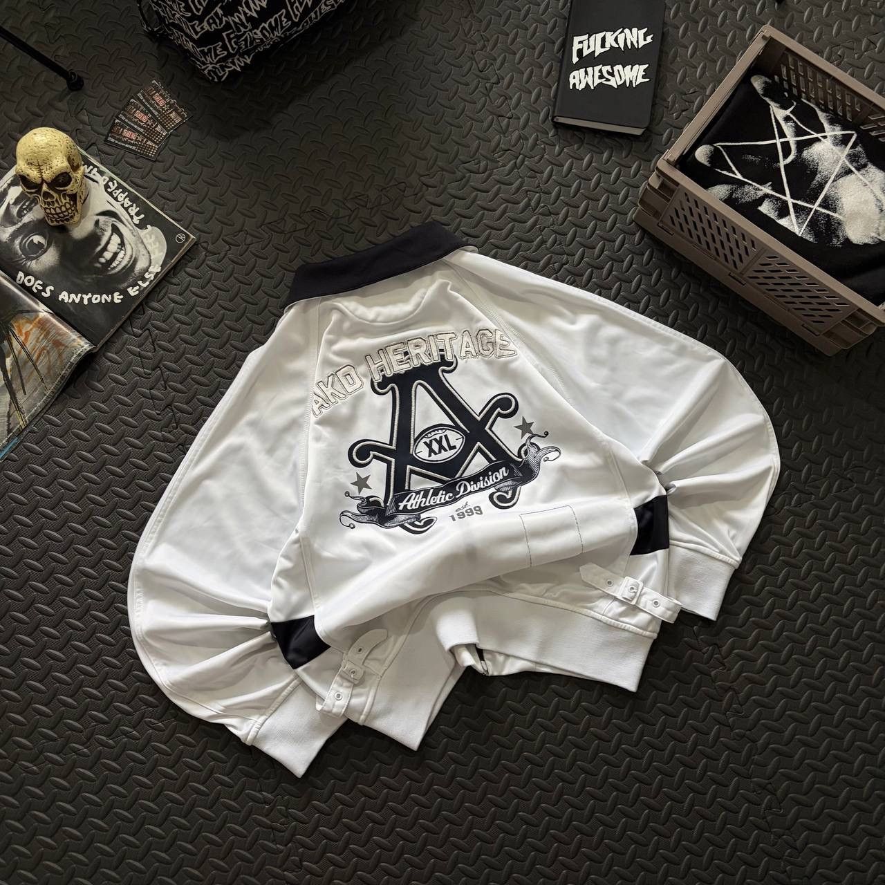Akademiks Akademiks Zip Track Jacket Rap Hip-Hop Y2k Size US M / EU 48-50 / 2 - 2 Thumbnail