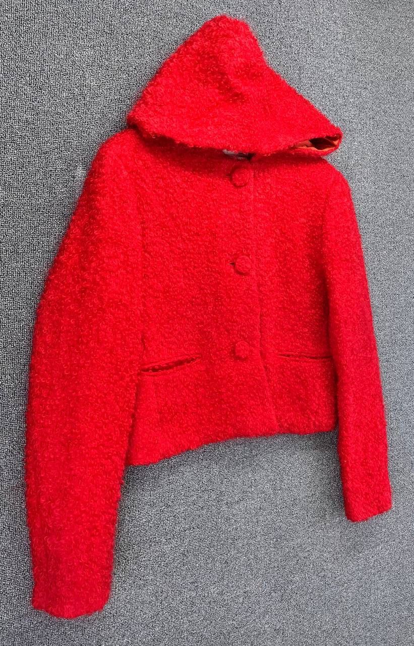 agnes b. Vintage Agnes B. Deep Pile Fleece Hoodie Jacket Size S / US 4 / IT 40 - 2 Thumbnail