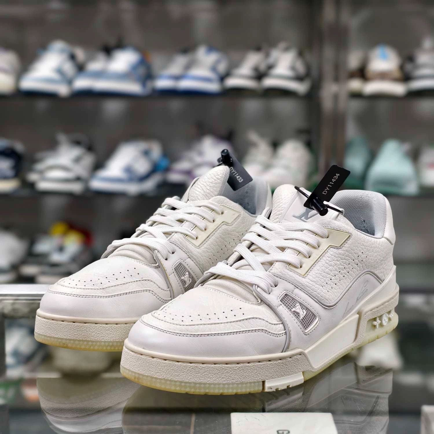Louis Vuitton louin vuitton lv trainer white cement sneakers Size US 8.5 / EU 41-42 - 1 Thumbnail