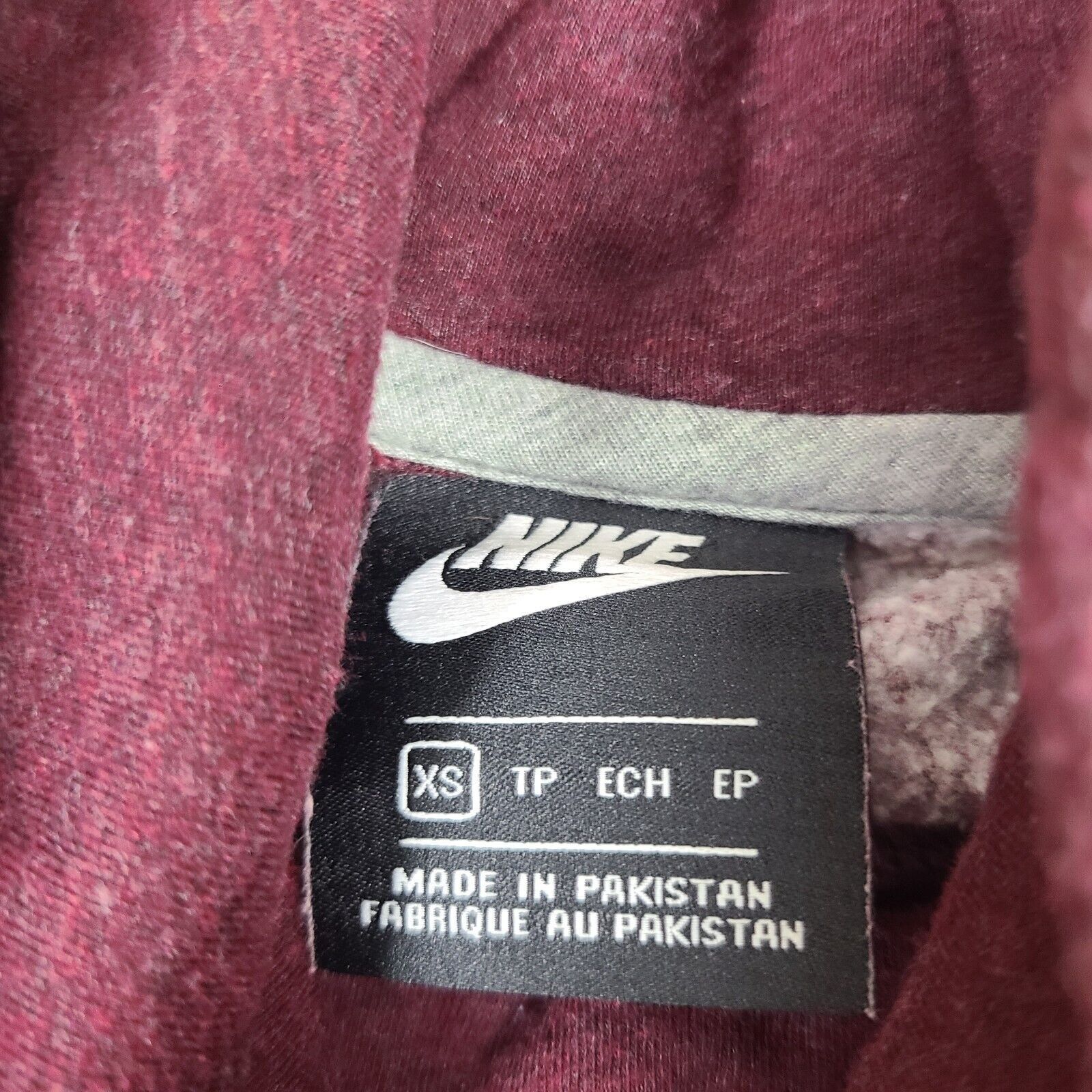 If Six Was Nine × Nike Womens Nike Pull Over Hoodie Size XS Thick Maroon G9 Size XS / US 0-2 / IT 36-38 - 3 Thumbnail