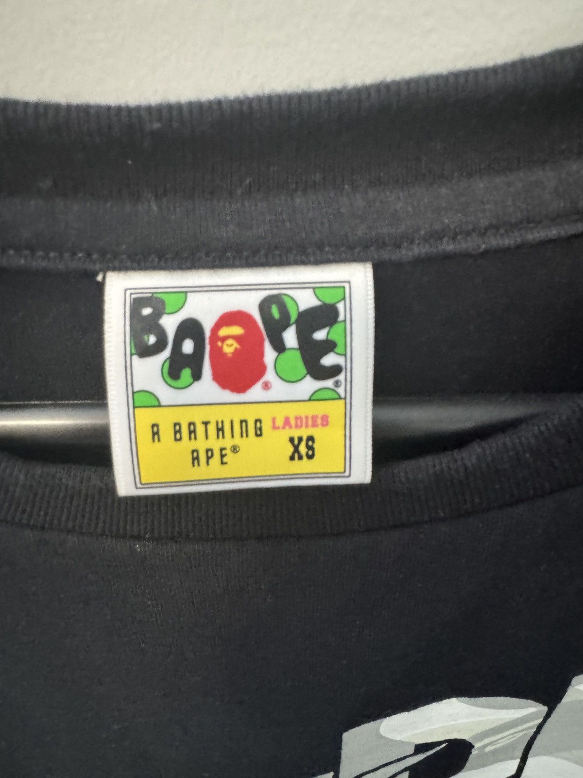 Bape Bape bapesta star white grey camo black short sleeve tee Size XS / US 0-2 / IT 36-38 - 4 Thumbnail