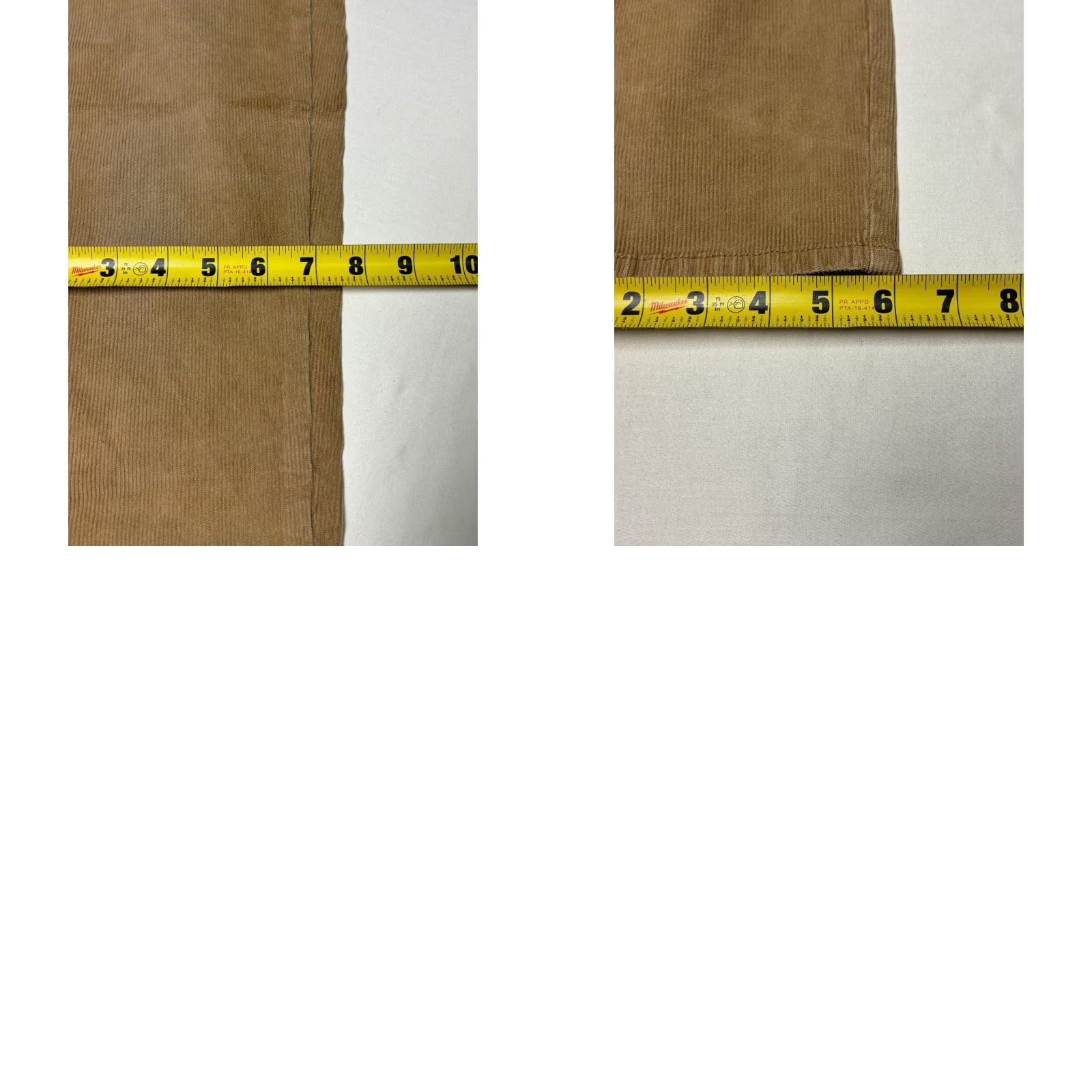 American Eagle Outfitters VINTAGE American Eagle Jeans Corduroy Mom Straight Womens 00 24x28 Tan High Rise Stretch Pockets Logo Button Solid Size 24" / US 00 / IT 34 - 10 Thumbnail