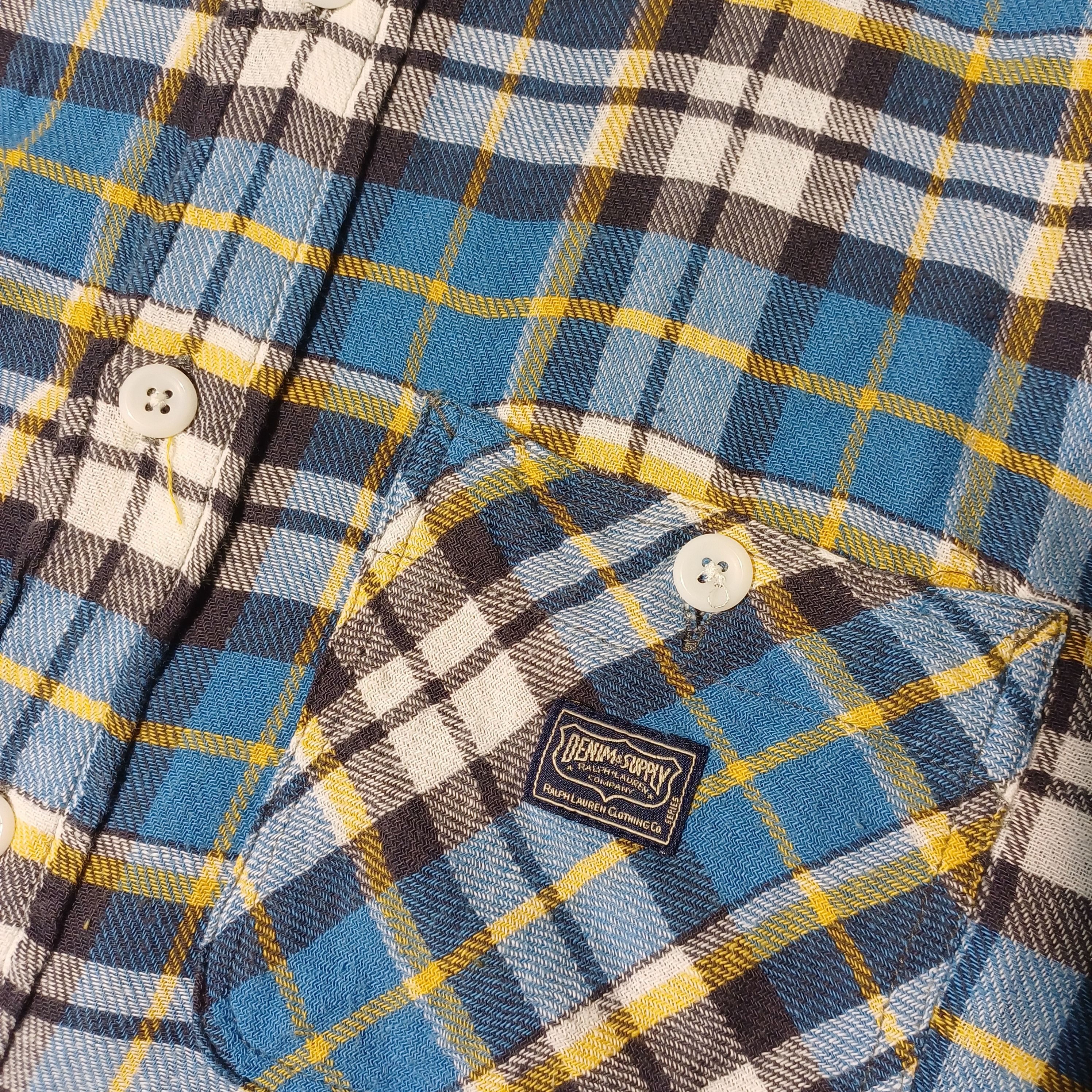Denim & Supply Ralph Lauren Denim & Supply Lightweight Plaid Flannel Size US M / EU 48-50 / 2 - 4 Thumbnail
