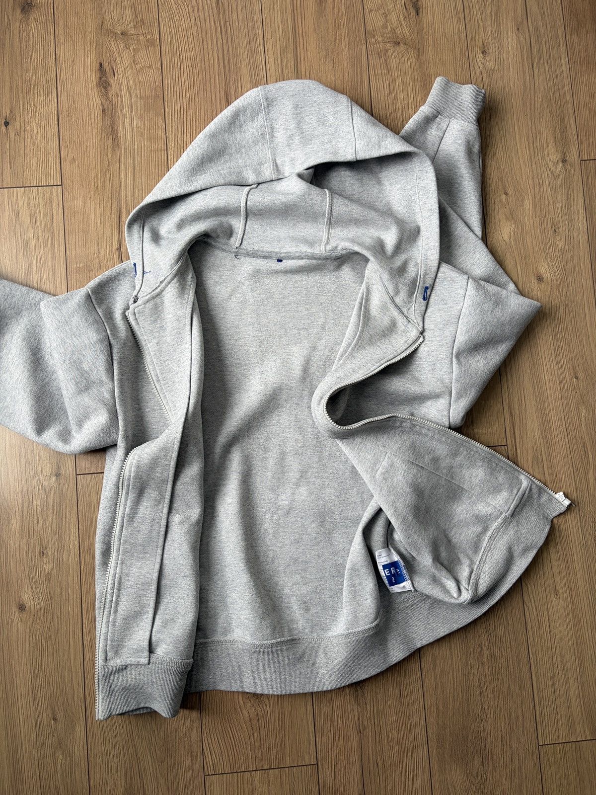 Ader Error Adder Error Gray Zip Heavy Hoodie Size US L / EU 52-54 / 3 - 15 Thumbnail