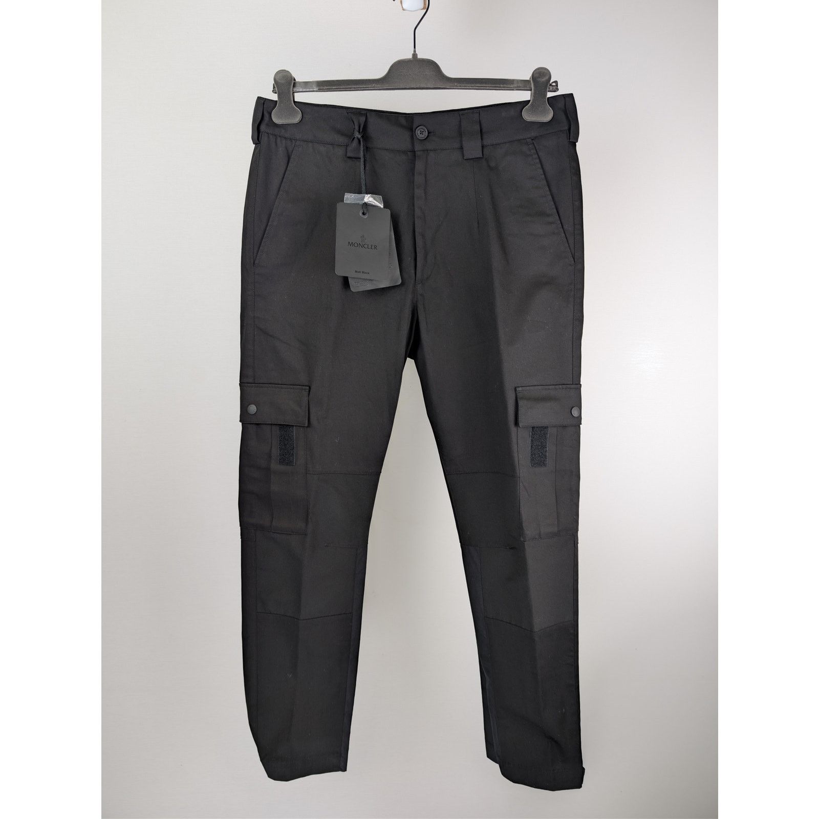 Moncler o1rshd1 Tactical Cargo Pants Trousers Sweatpants in Black Size US 34 / EU 50 - 9 Thumbnail