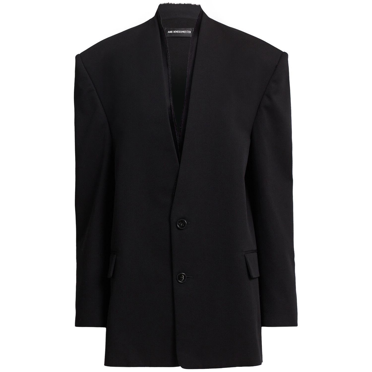ANN DEMEULEMEESTER Cecilia Black Blazer New (Women's size:I