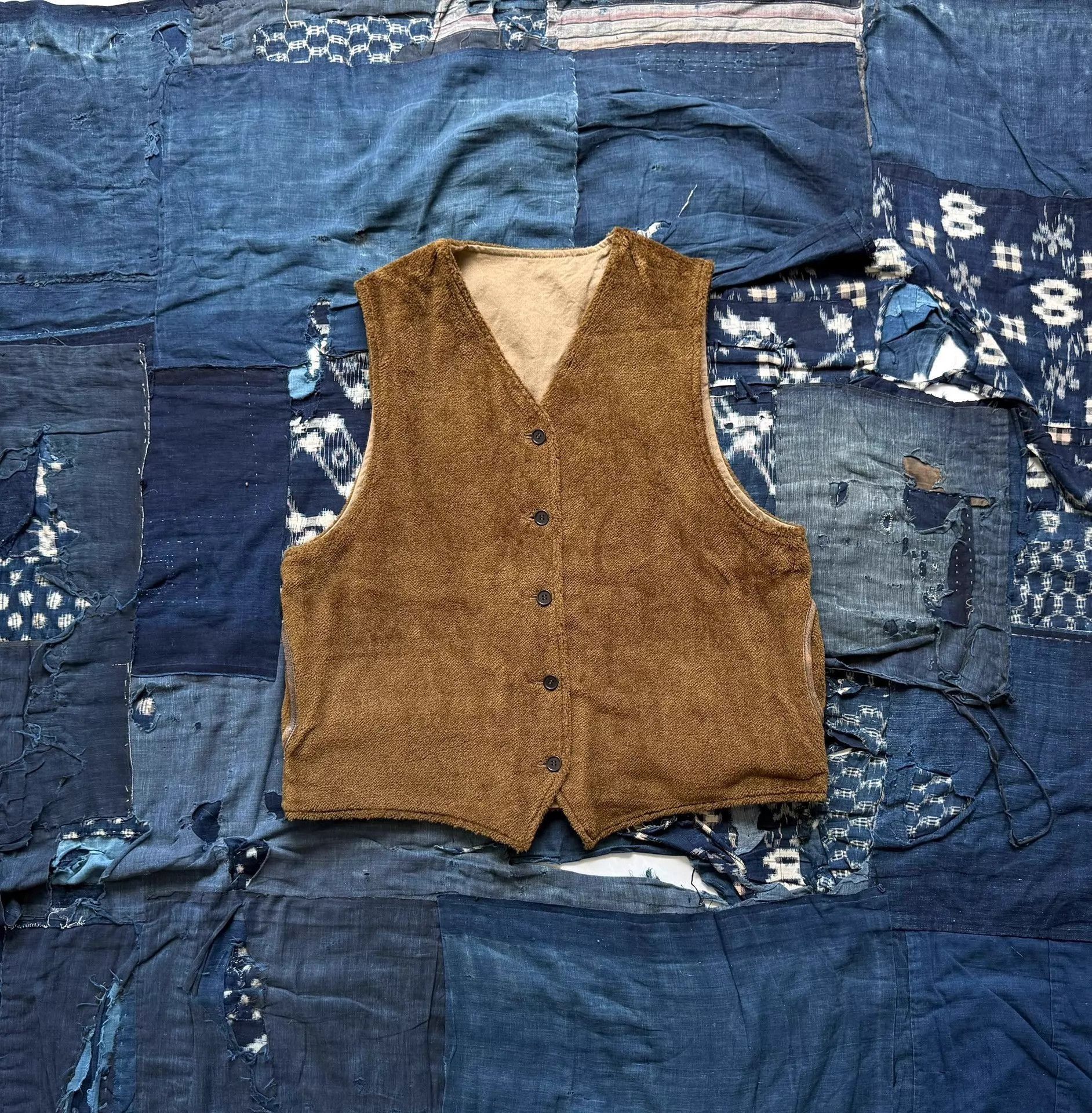 Visvim Beige Button-Front Vest Size L Size US L / EU 52-54 / 3 - 4 Thumbnail
