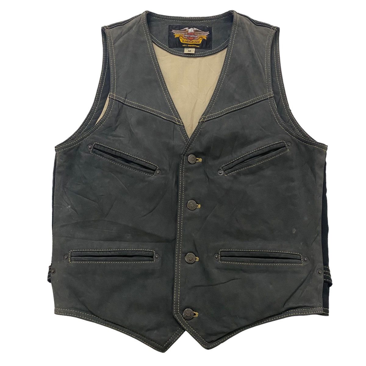 Harley Davidson ✨Vintage Harley Davidson leather vest Size US S / EU 44-46 / 1 - 3 Thumbnail