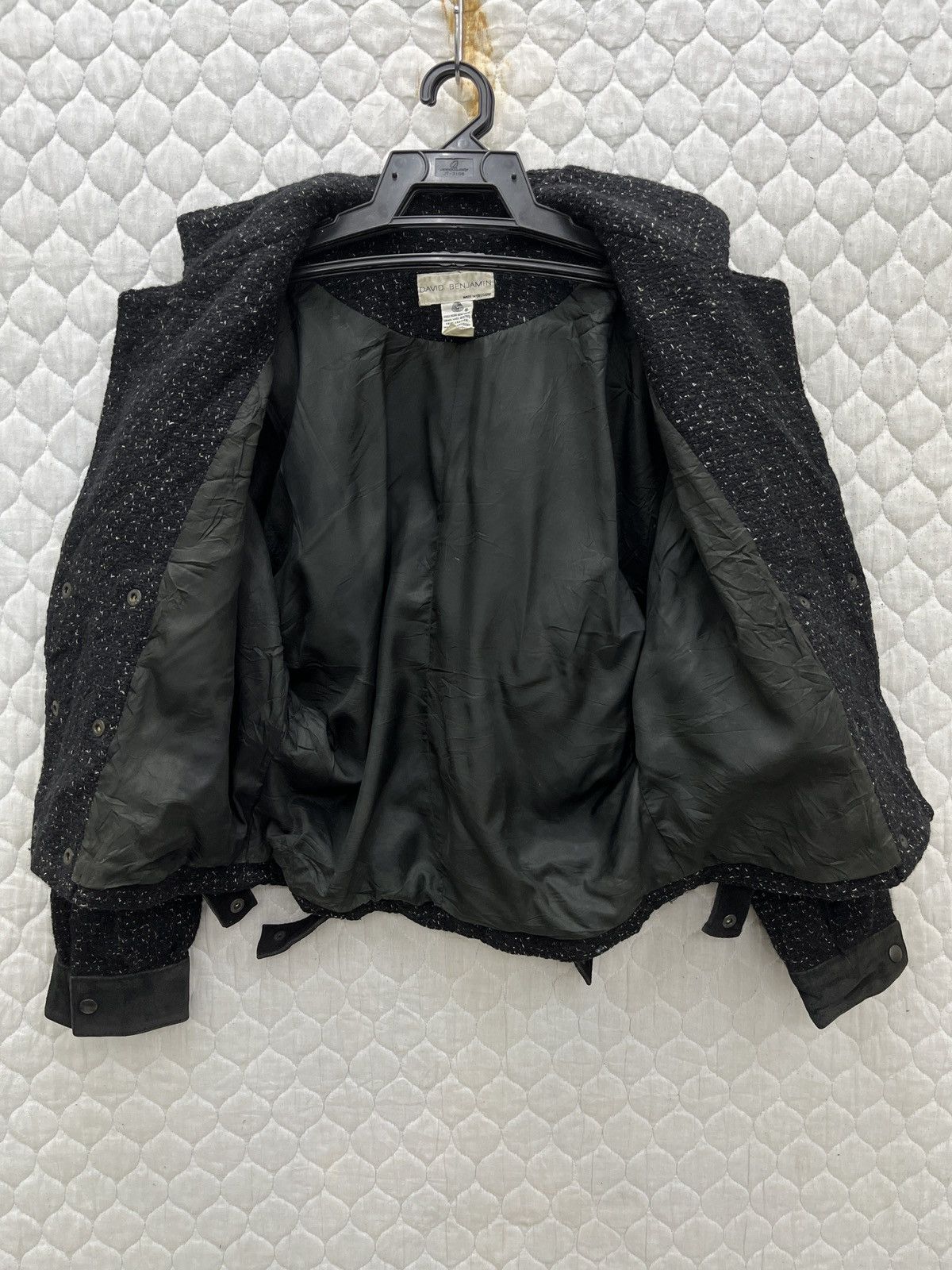 Hypebeast 💥💥💥STEALS DAVID BENJAMIN LEATHER WOOL BATWING JACKET Size S / US 4 / IT 40 - 11 Thumbnail