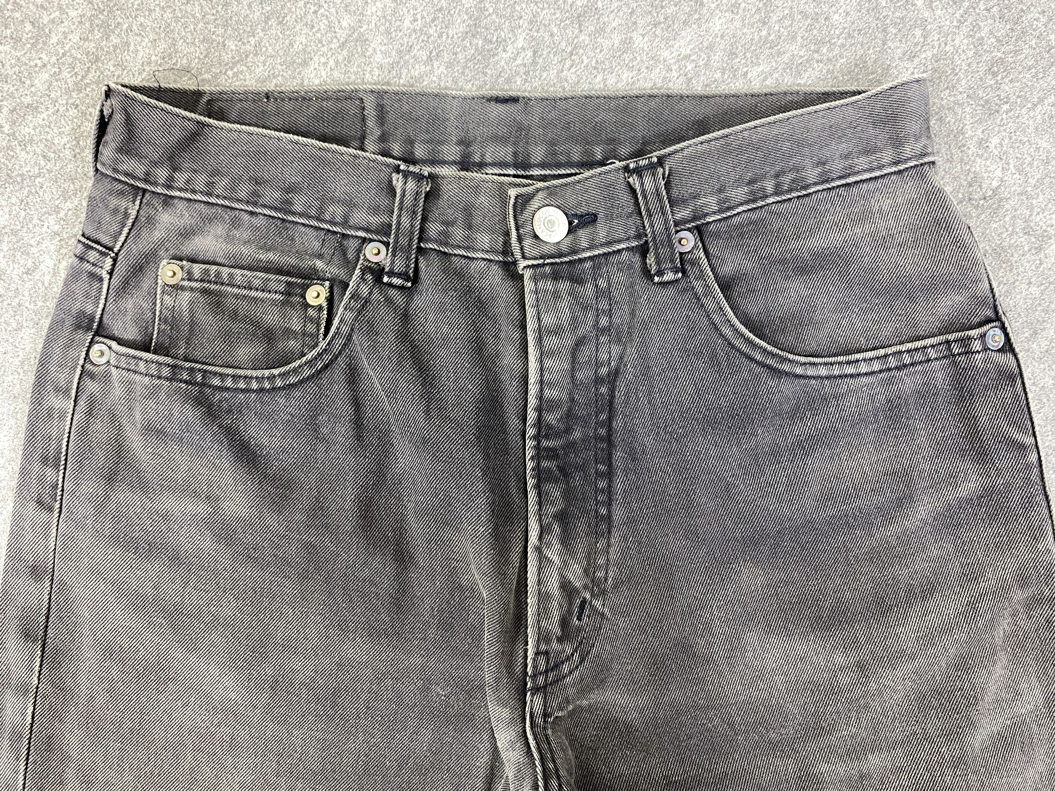 Japanese Brand Faded Black Vintage Beams 211 Jeans 30x30.5 - JN3280 Size US 30 / EU 46 - 3 Thumbnail