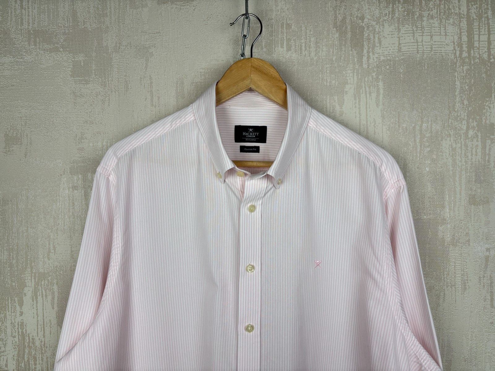 Hackett Hackett London Long Sleeve Striped Shirt Classic Fit Size US XXL / EU 58 / 5 - 4 Thumbnail