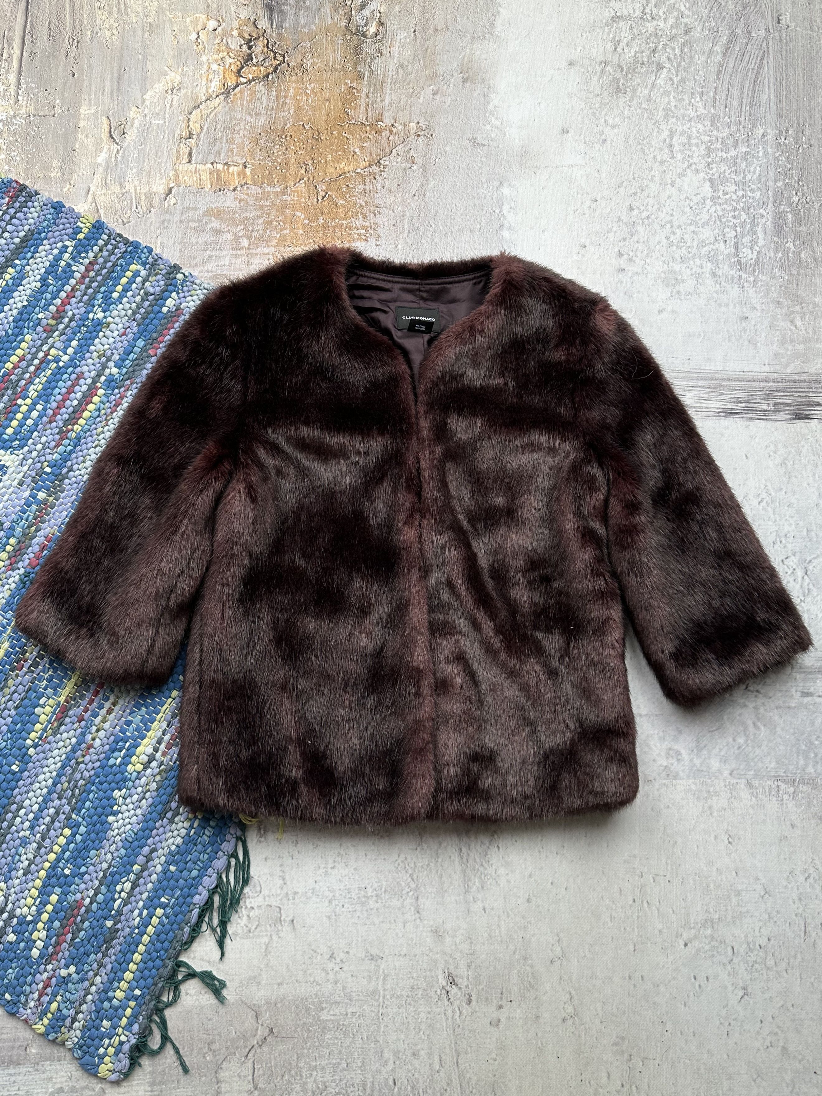Japanese Brand Vintage Faux Fur Coat A367D15(462) Size S / US 4 / IT 40 - 1 Thumbnail