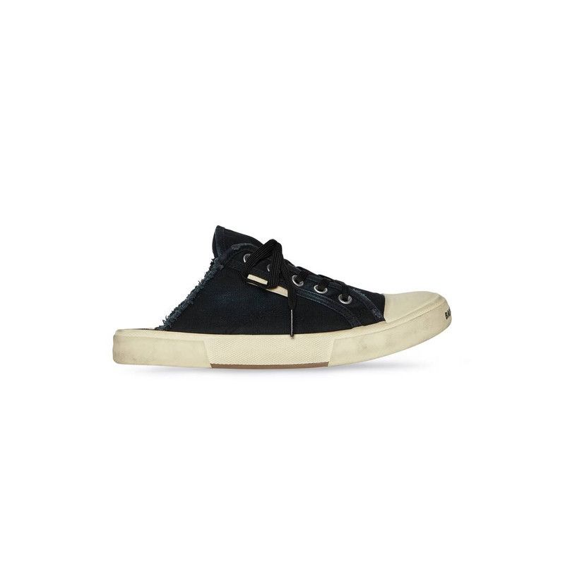 Balenciaga o1bcso1str0426 Paris Mules in Black Size US 6 / IT 36 - 1 Thumbnail