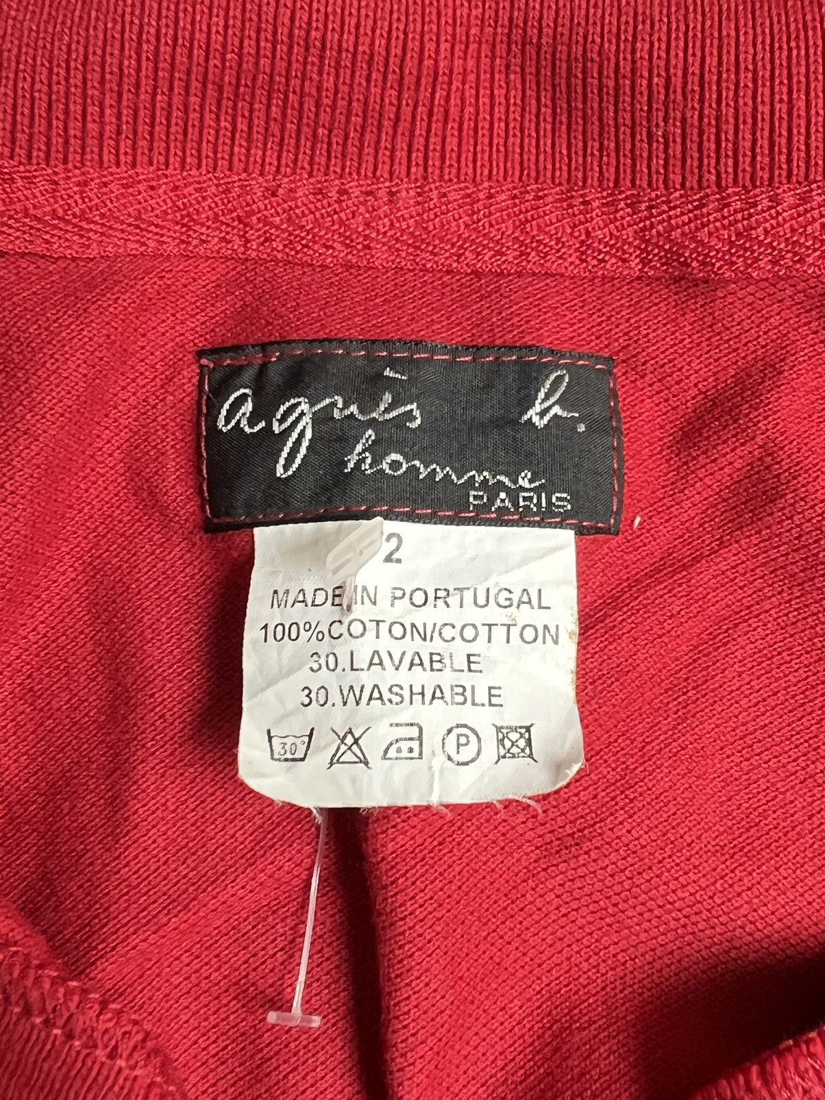 agnes b. AGNES B HOMME Red T-Shirt Size US M / EU 48-50 / 2 - 11 Thumbnail