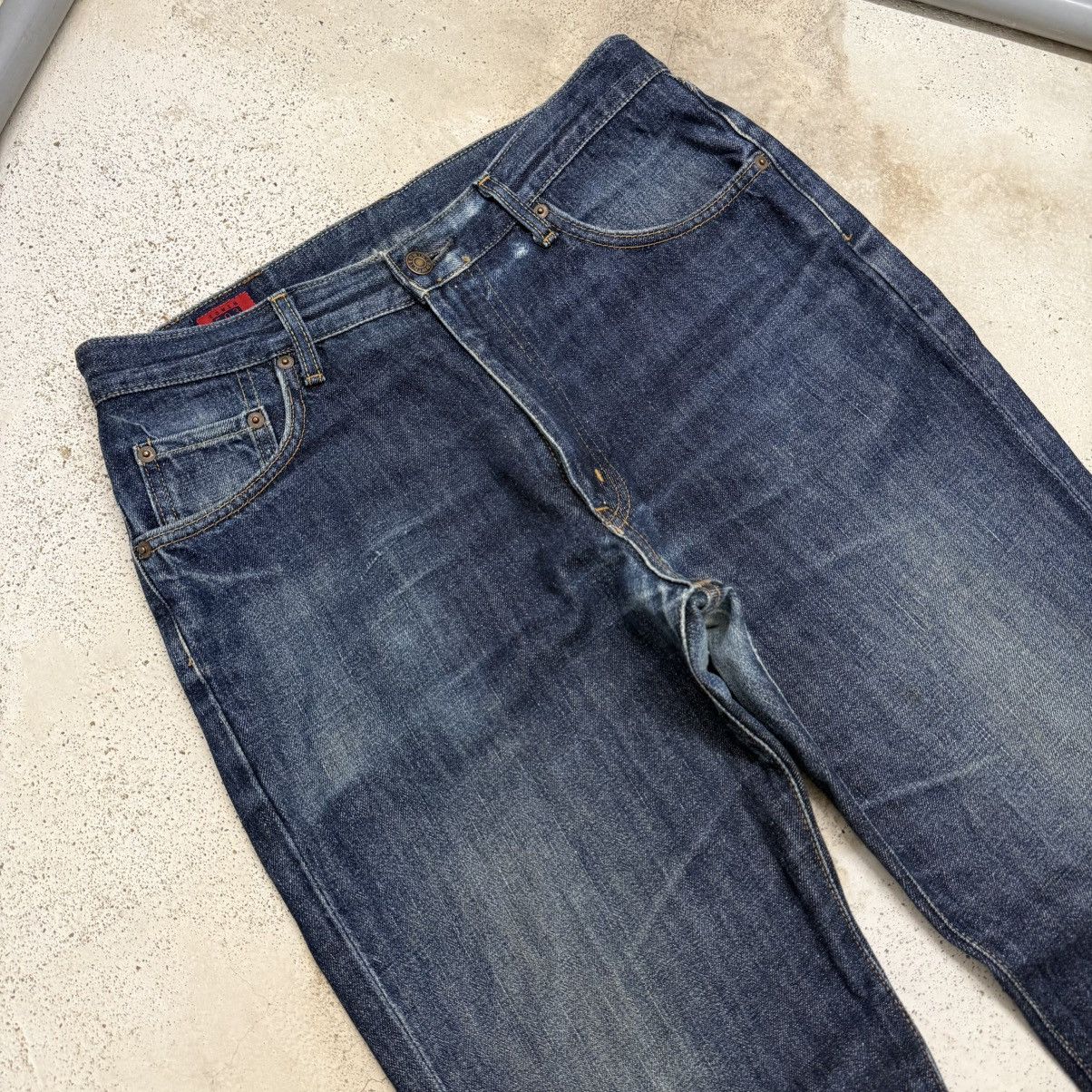 Edwin Vintage Edwin 503 Regular Rigid Distressed Denim Pants Size US 33 - 4 Thumbnail