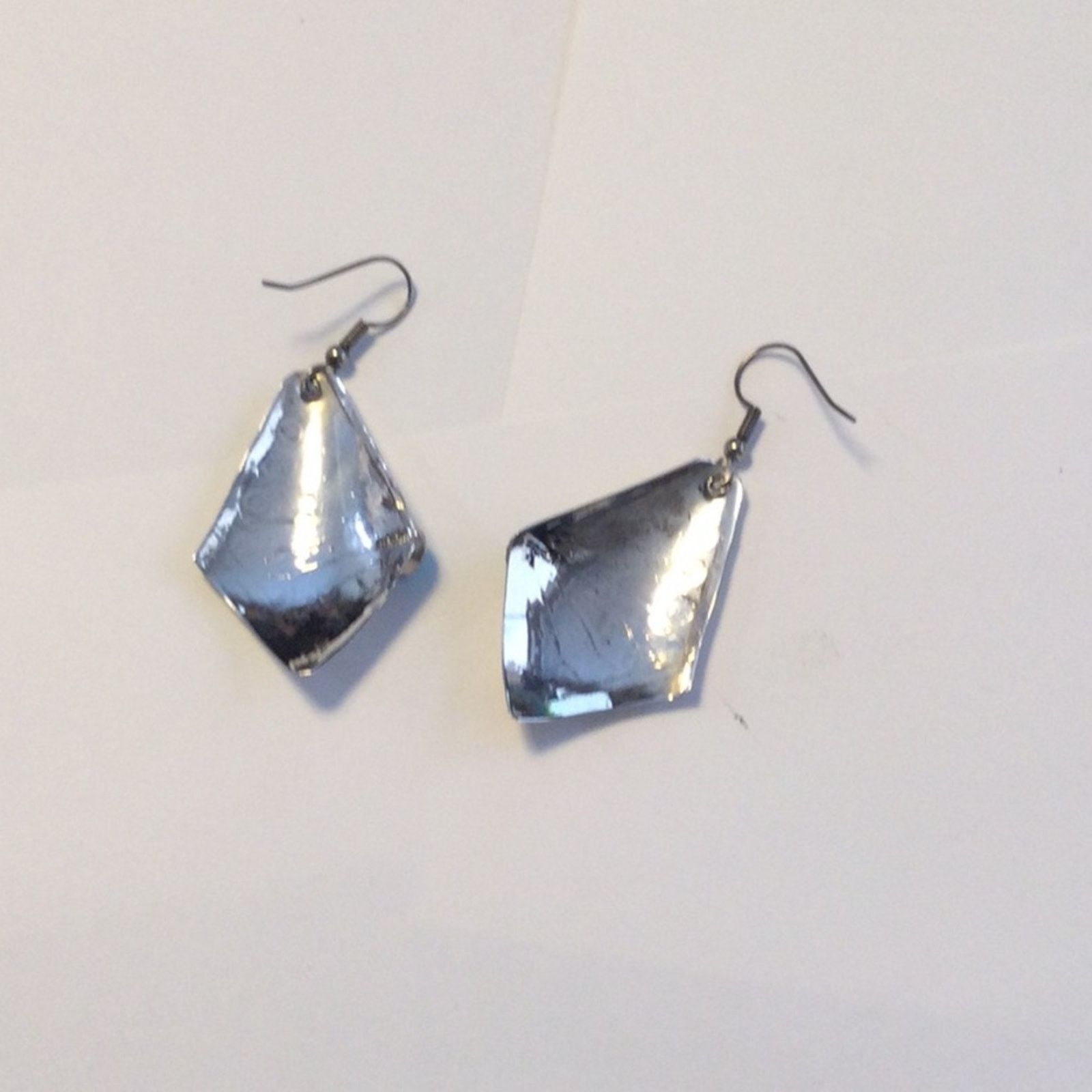 Other Silver & Turquoise Art Deco Fan Dangle Vintage Earrings Size ONE SIZE - 11 Thumbnail