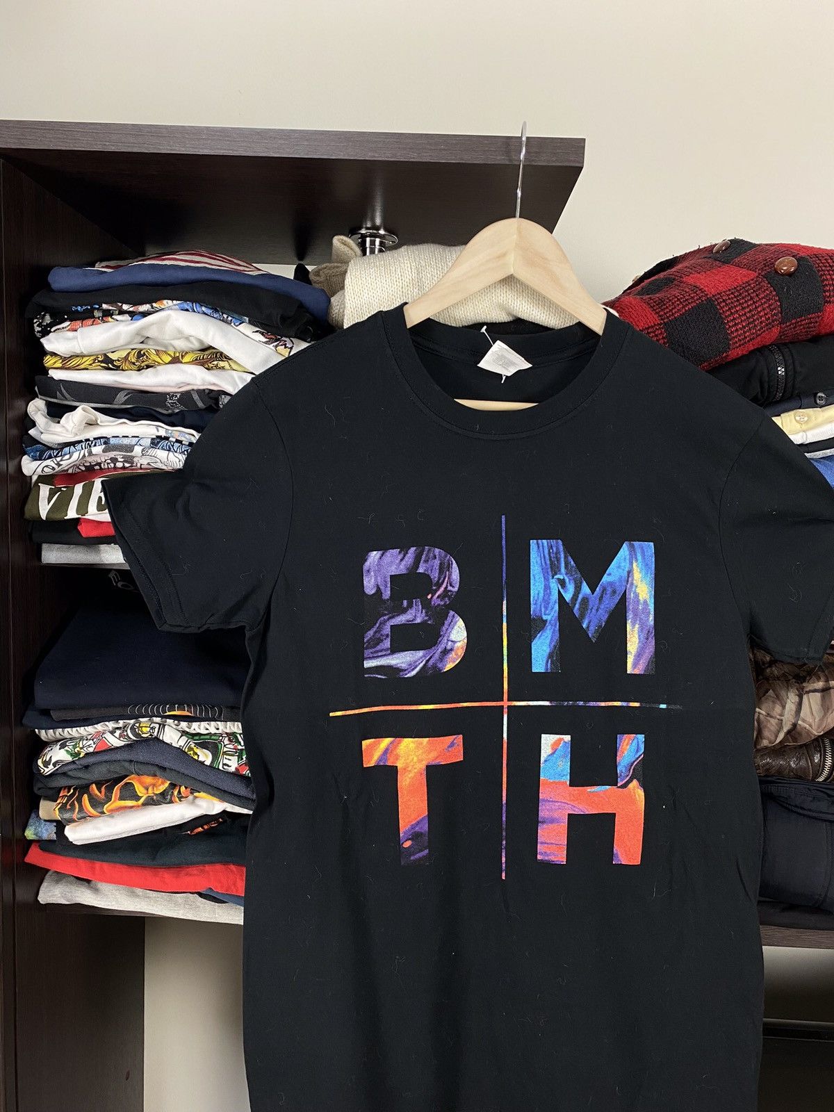 Band Tees × Vintage VTG Bring Me The Horizon 00s Rock Band Tee Size US M / EU 48-50 / 2 - 3 Thumbnail