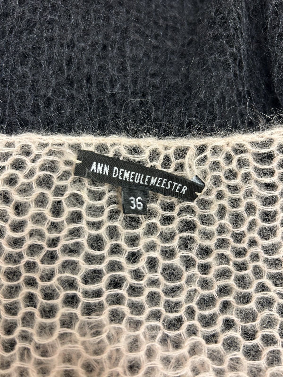 Ann Demeulemeester Mohair Loose Knit Cardigan Size US S / EU 44-46 / 1 - 5 Thumbnail