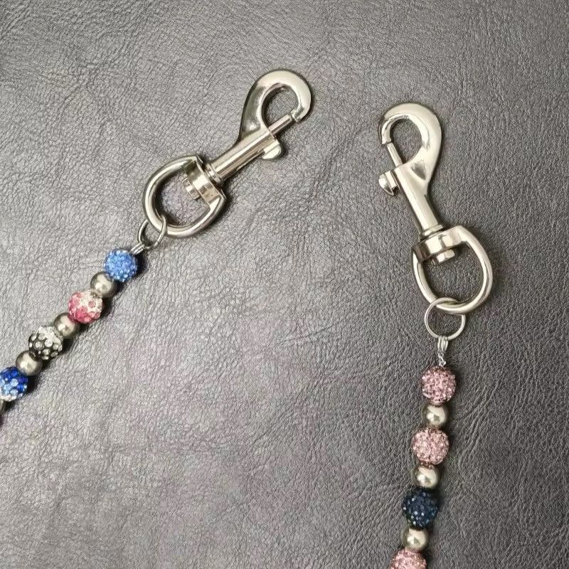 Designer Round Bead Rhinestone Colored Waist Chain Size ONE SIZE - 5 Thumbnail